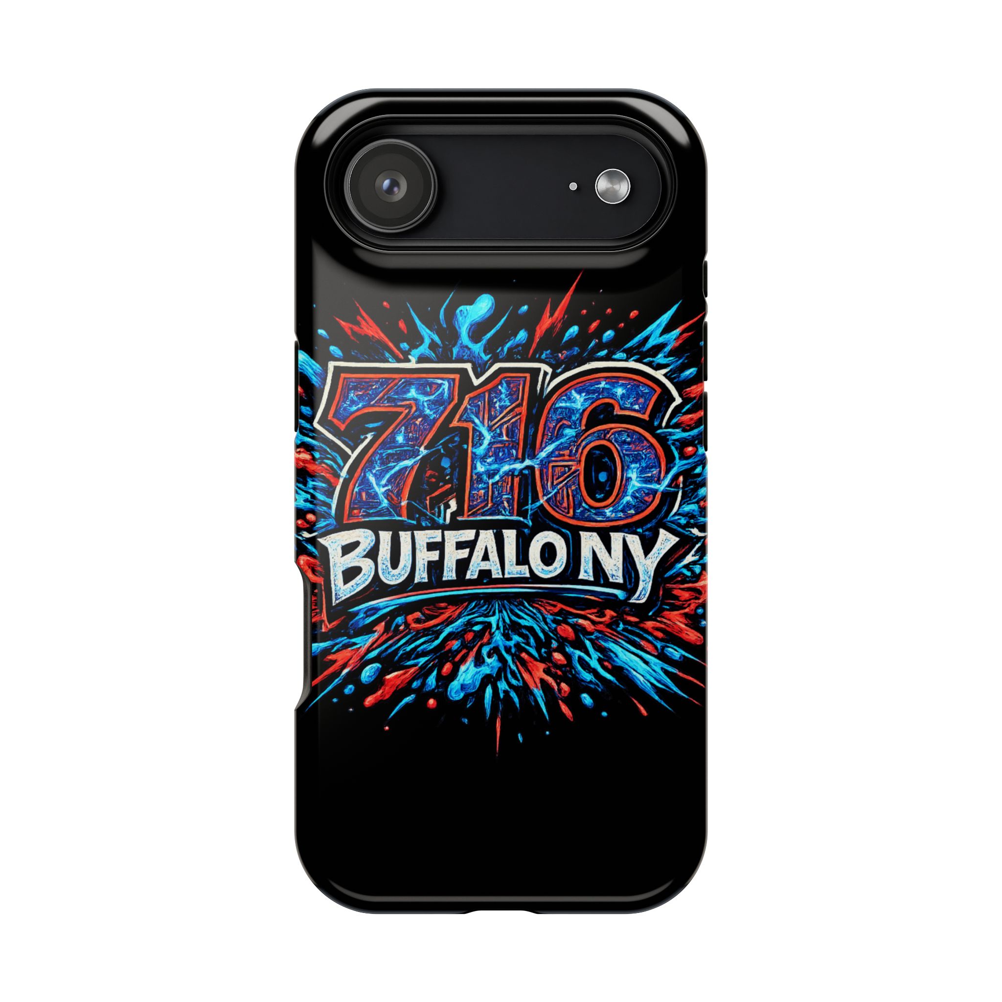 716 Buffalo NY Impact-Resistant Phone Case — Splash Graphic - Image 167