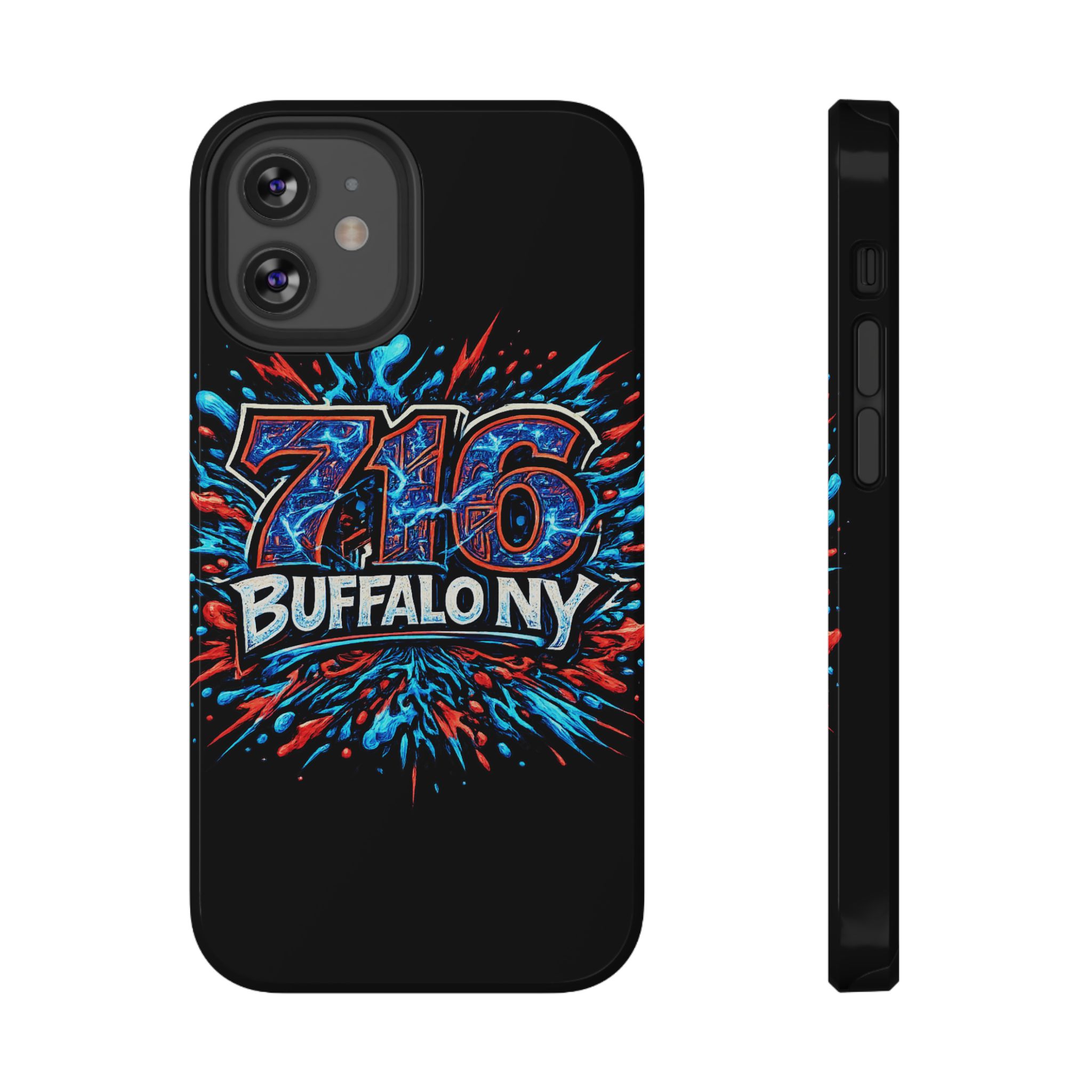 716 Buffalo NY Impact-Resistant Phone Case — Splash Graphic - Image 39