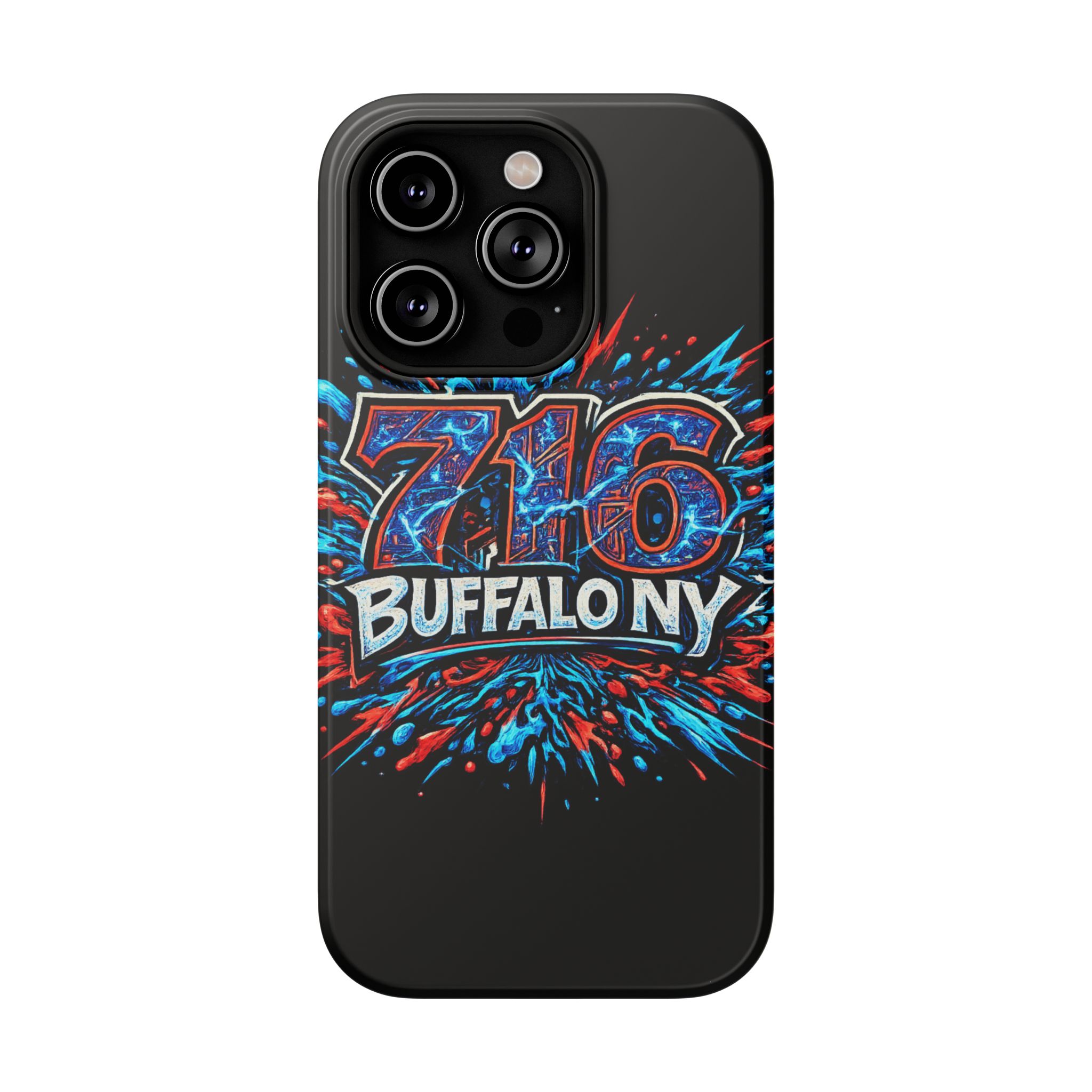 716 Buffalo NY Impact-Resistant Phone Case — Splash Graphic - Image 107