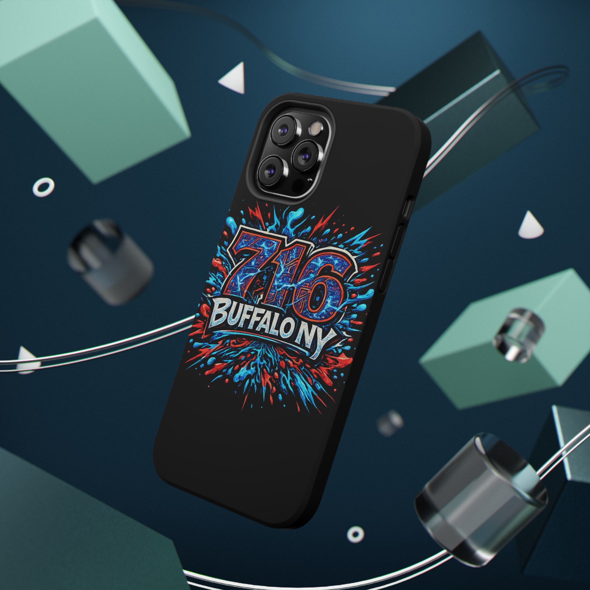 716 Buffalo NY Impact-Resistant Phone Case — Splash Graphic - Image 50