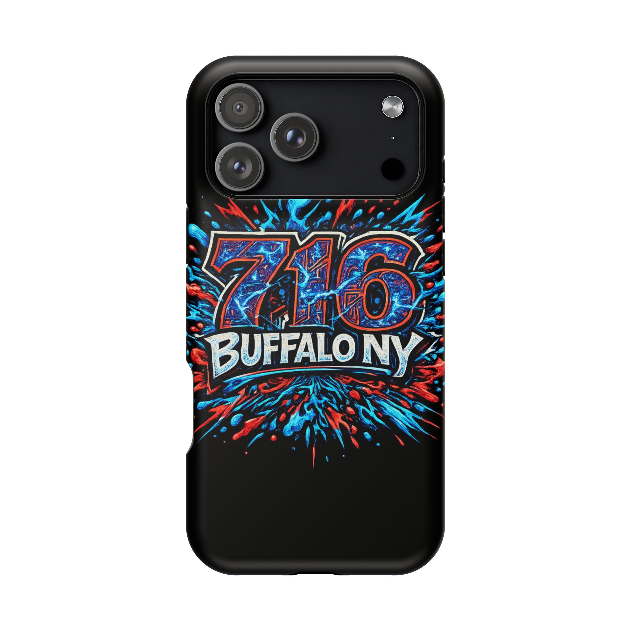 716 Buffalo NY Impact-Resistant Phone Case — Splash Graphic - Image 187