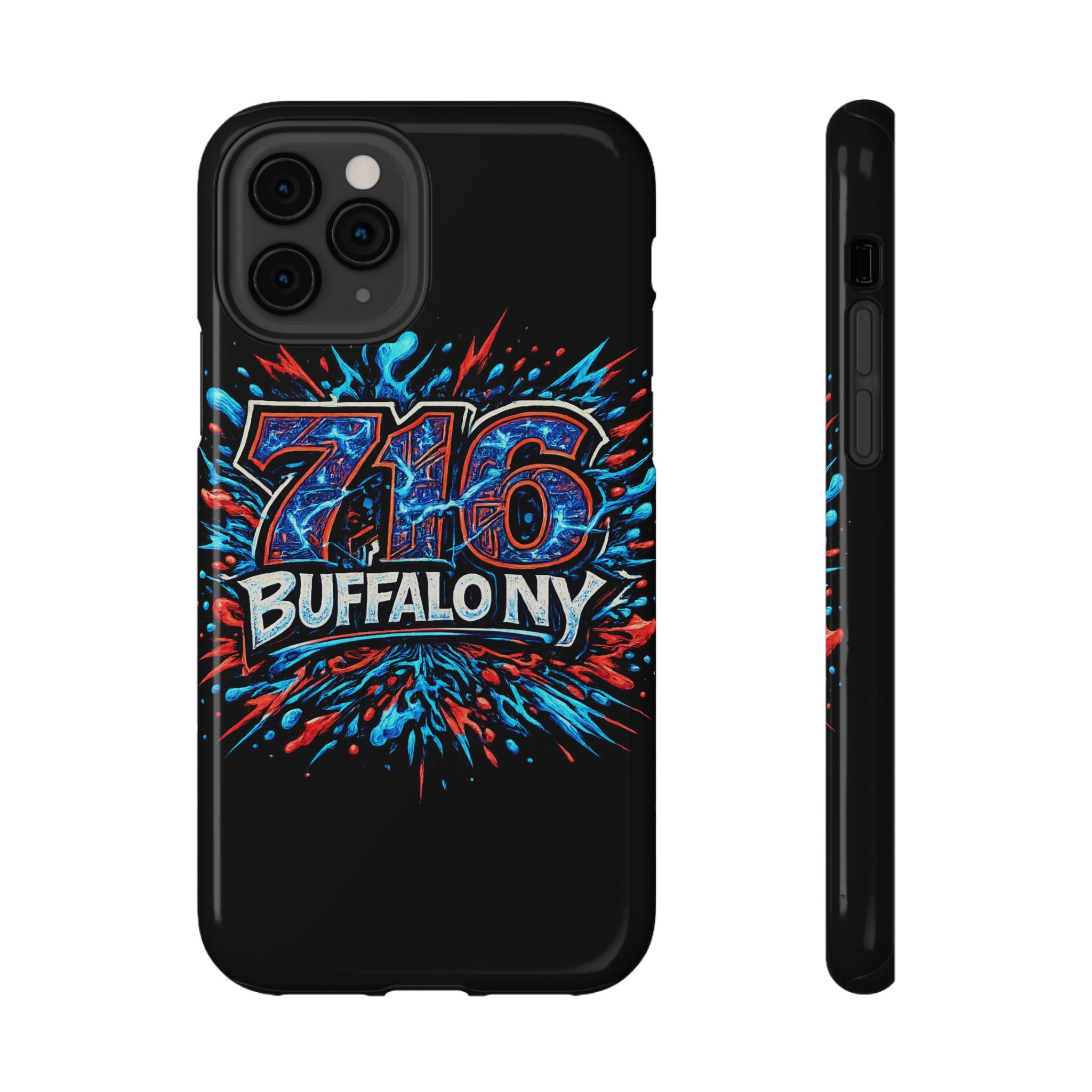 716 Buffalo NY Impact-Resistant Phone Case — Splash Graphic - Image 31
