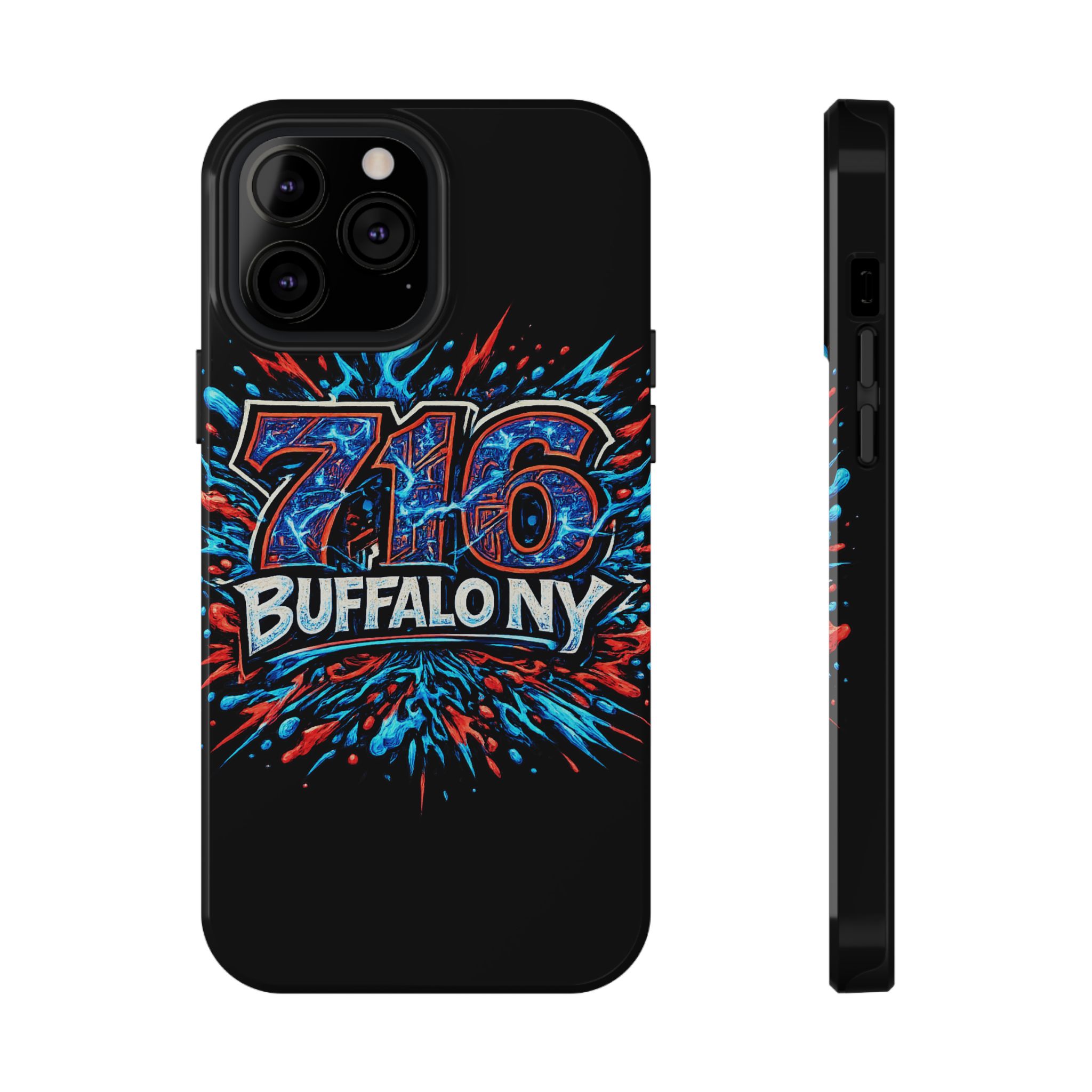 716 Buffalo NY Impact-Resistant Phone Case — Splash Graphic - Image 19