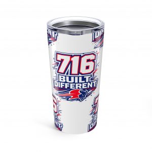 20oz Tumbler — "716 Built Different" Buffalo Pride Insulated Travel Cup