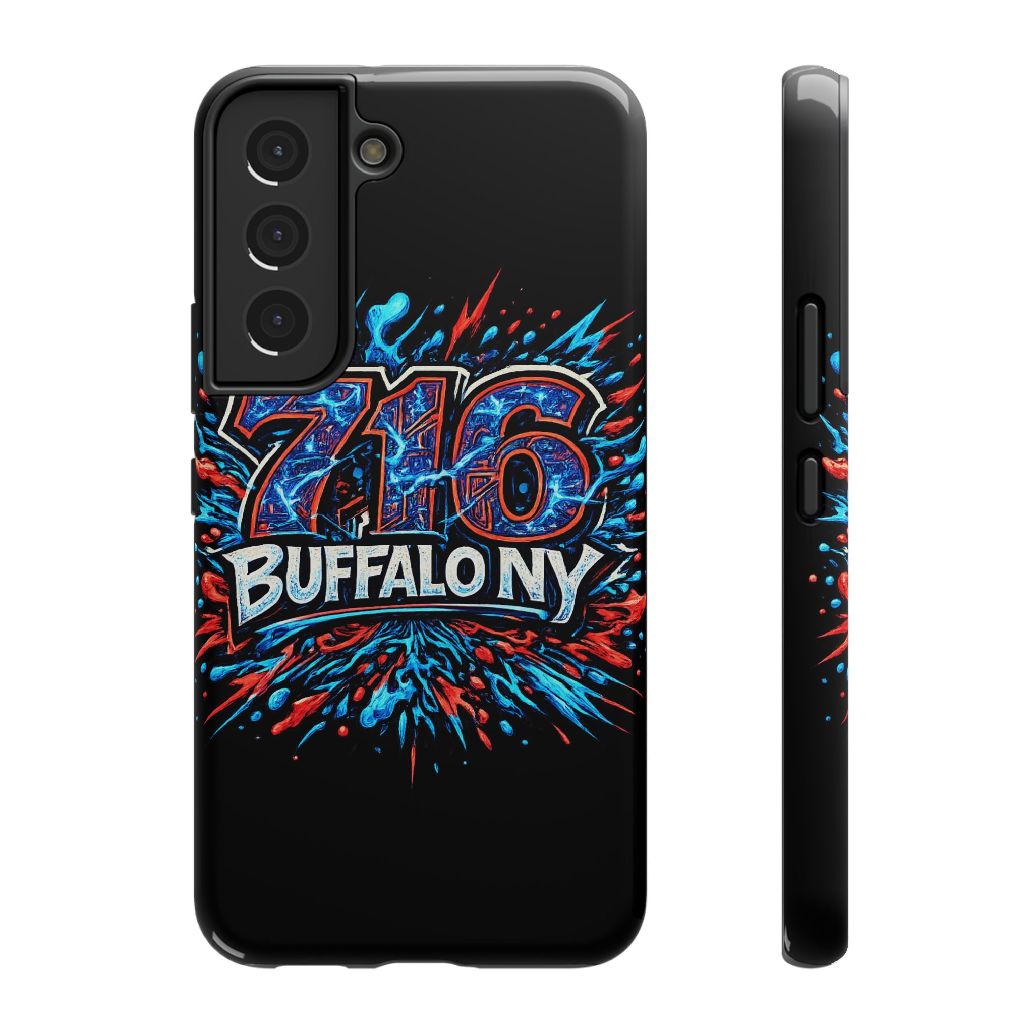 716 Buffalo NY Impact-Resistant Phone Case — Splash Graphic - Image 51