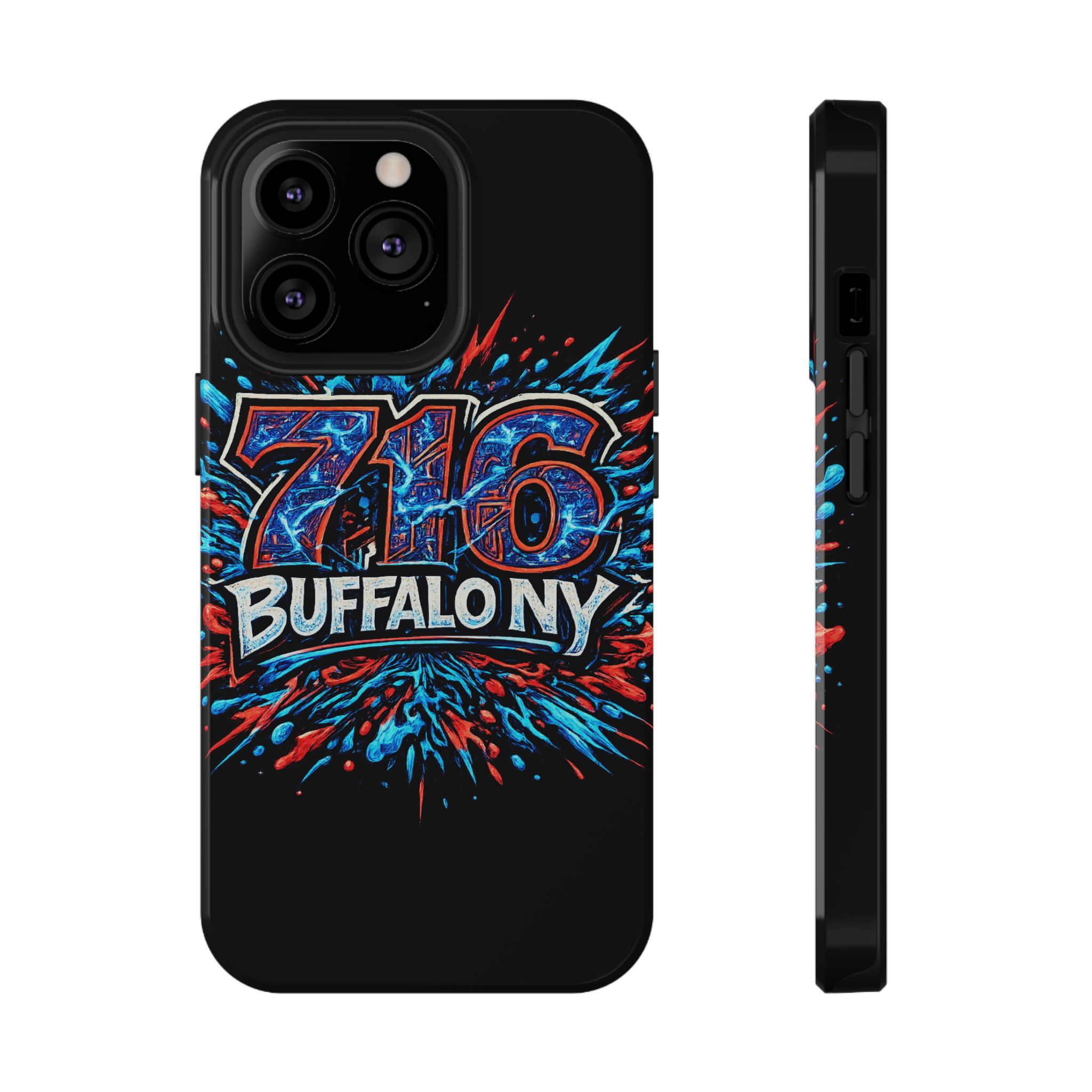 716 Buffalo NY Impact-Resistant Phone Case — Splash Graphic - Image 13