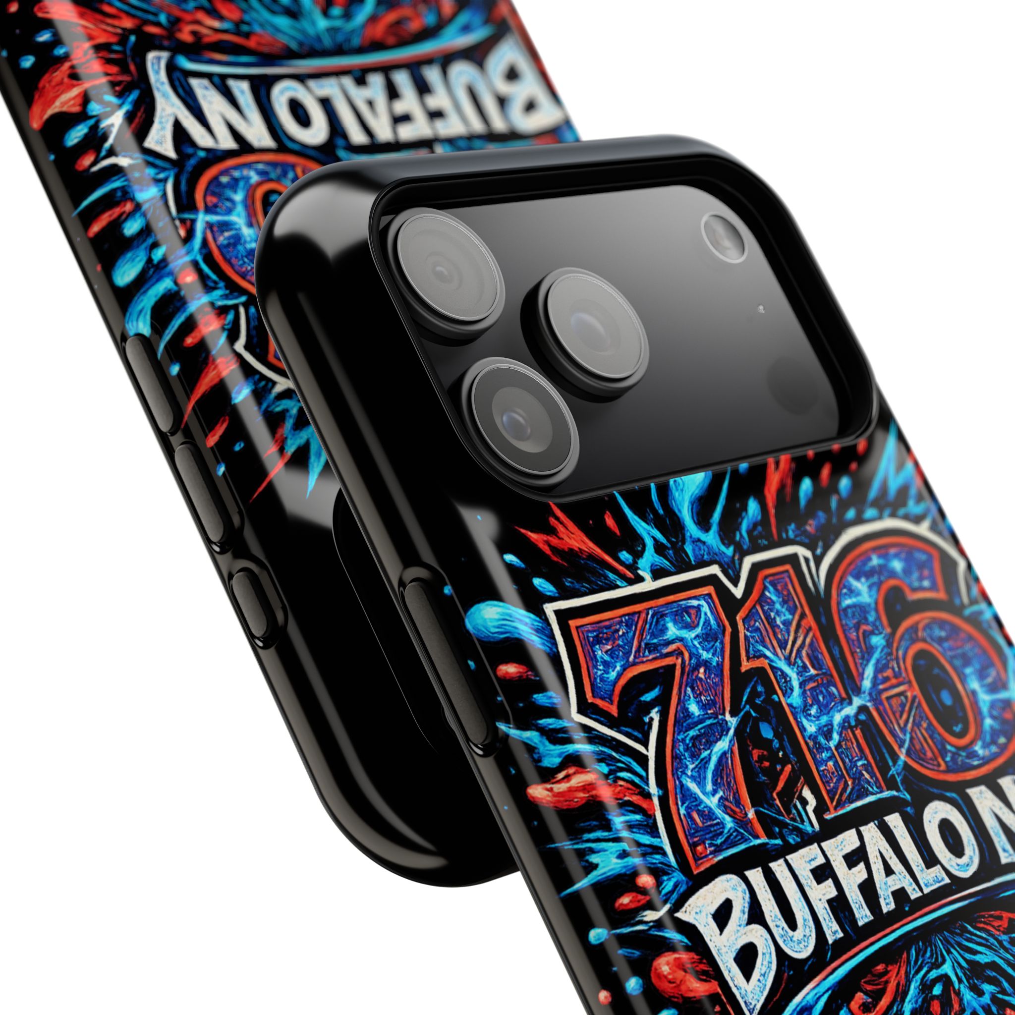 716 Buffalo NY Impact-Resistant Phone Case — Splash Graphic - Image 184