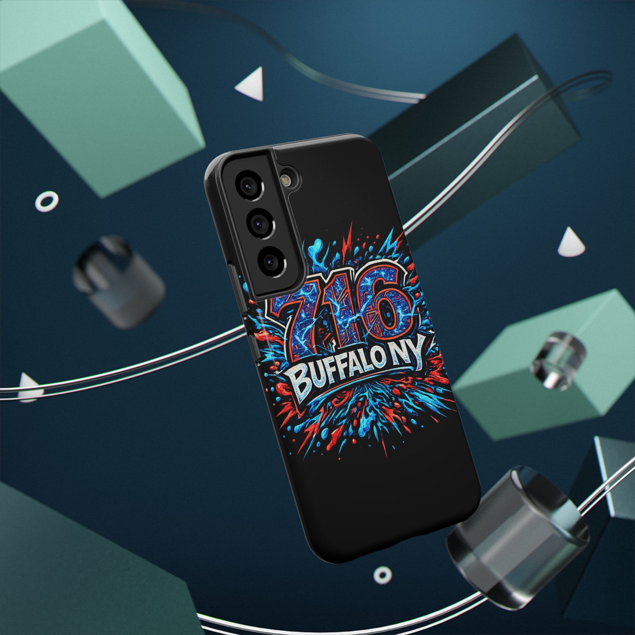 716 Buffalo NY Impact-Resistant Phone Case — Splash Graphic - Image 52