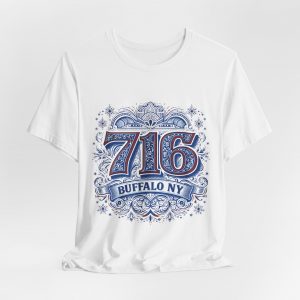 716 Buffalo NY Tee — Retro Script City Pride T-Shirt