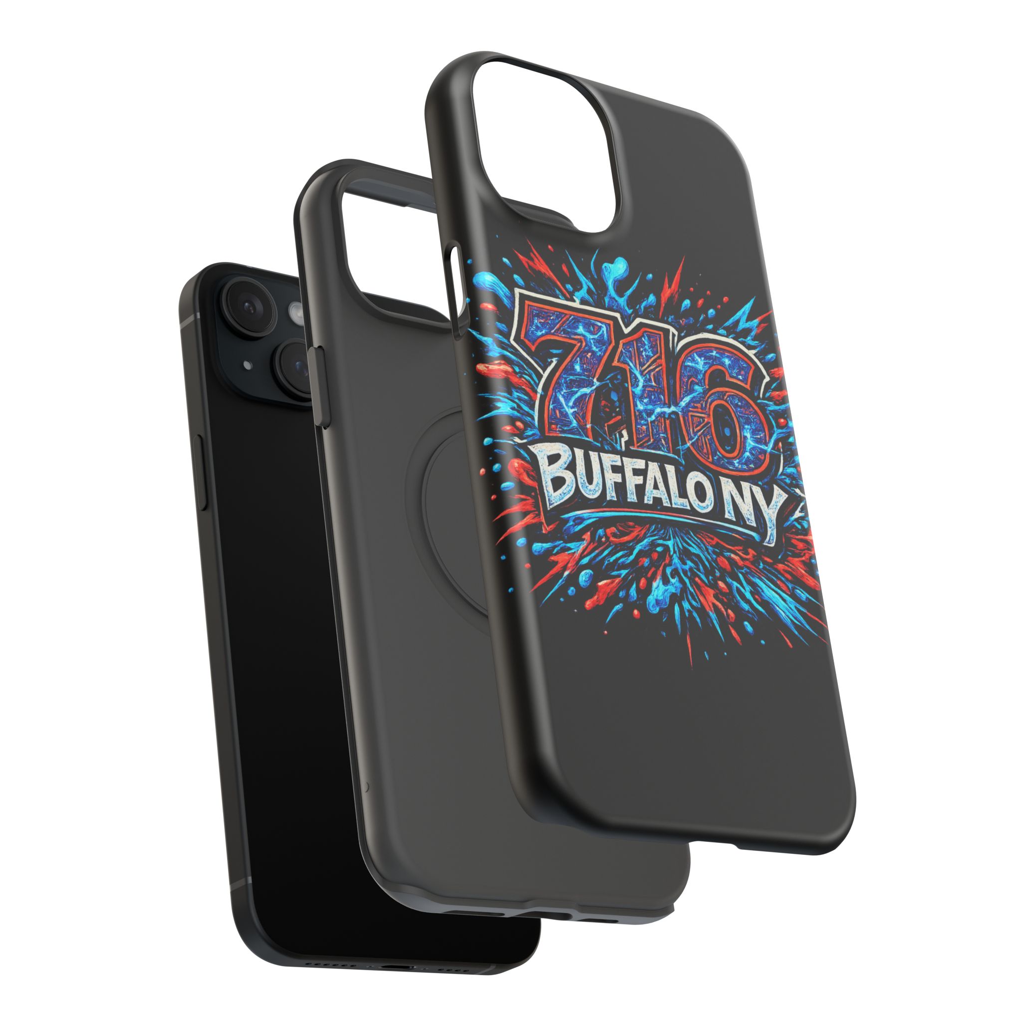 716 Buffalo NY Impact-Resistant Phone Case — Splash Graphic - Image 86