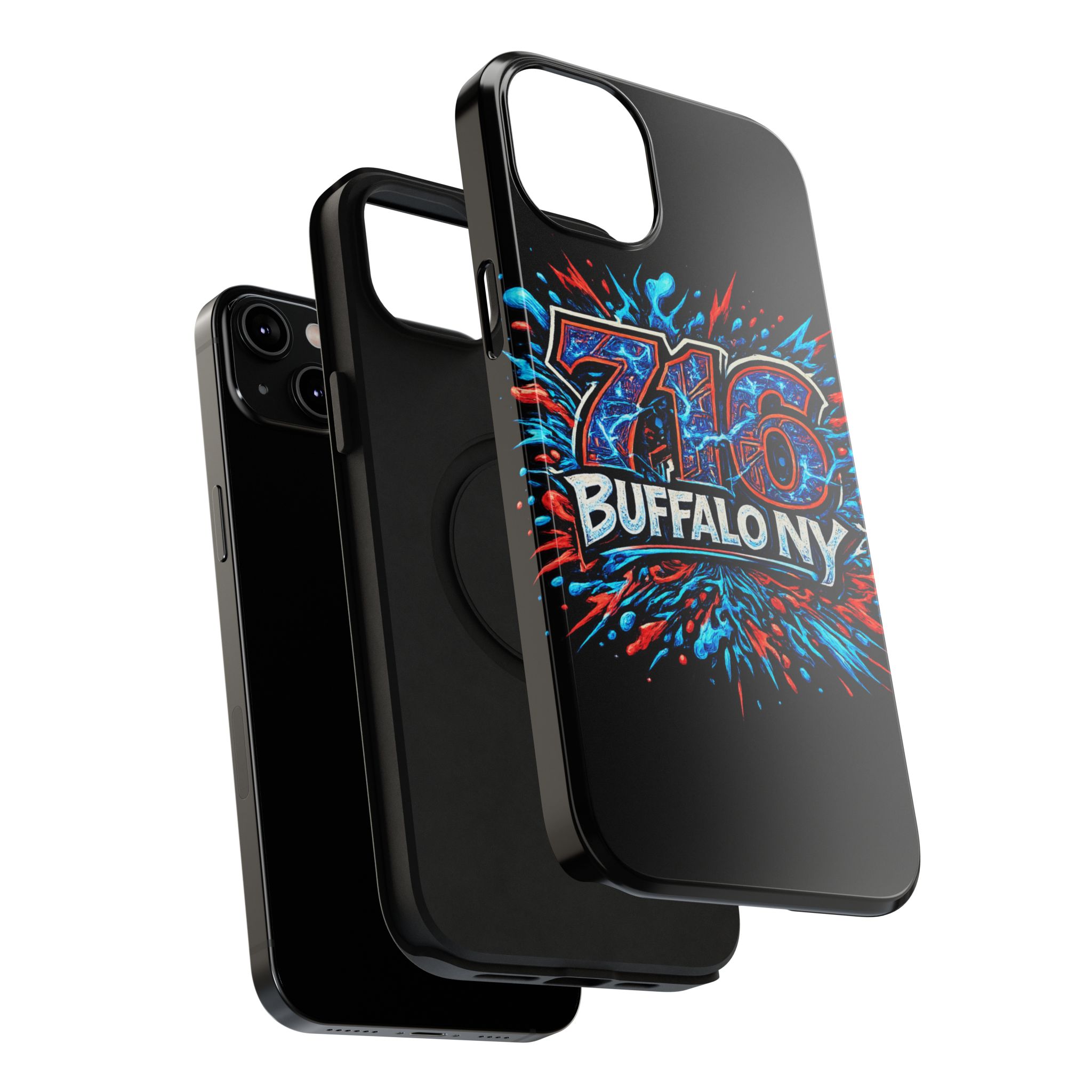 716 Buffalo NY Impact-Resistant Phone Case — Splash Graphic - Image 114