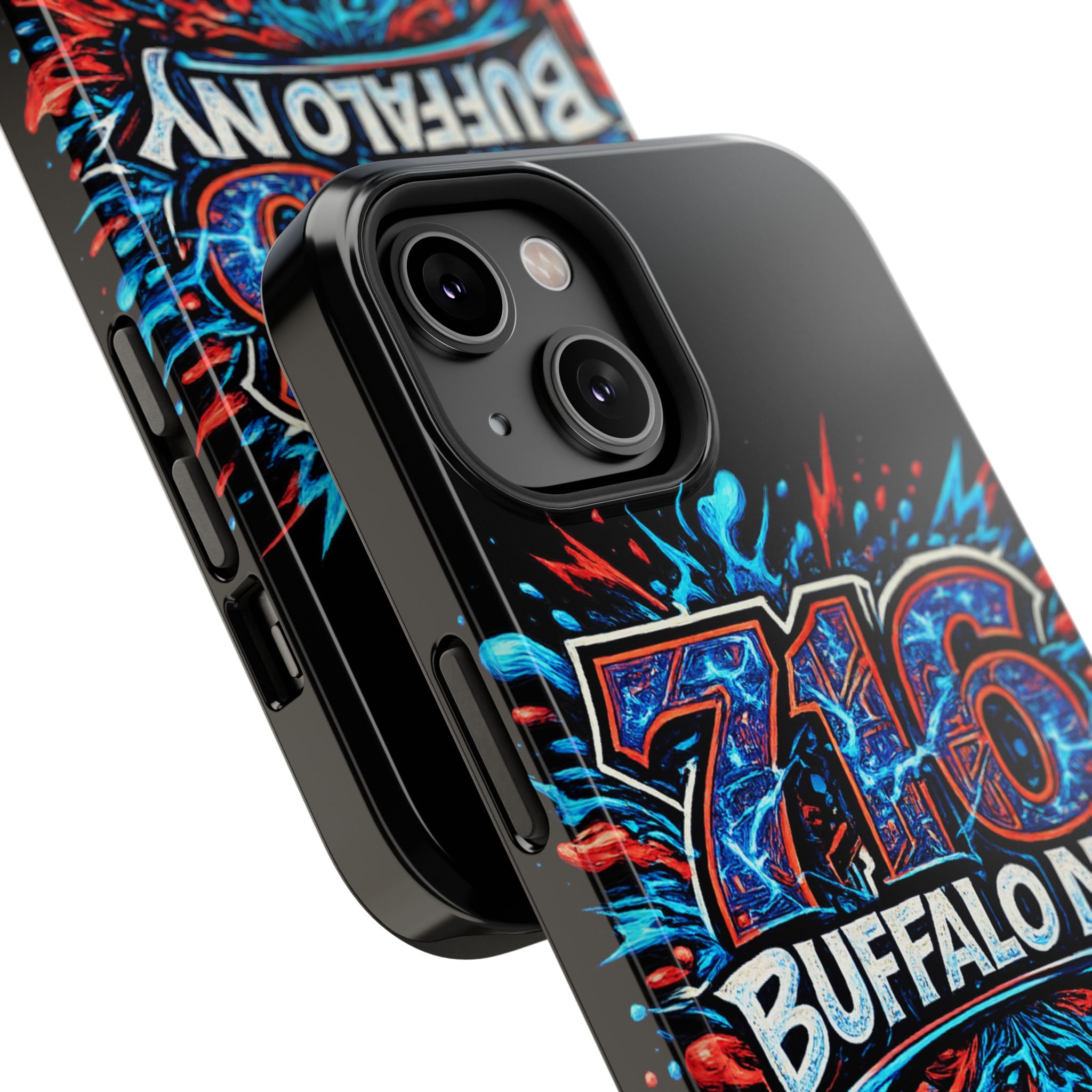 716 Buffalo NY Impact-Resistant Phone Case — Splash Graphic - Image 96