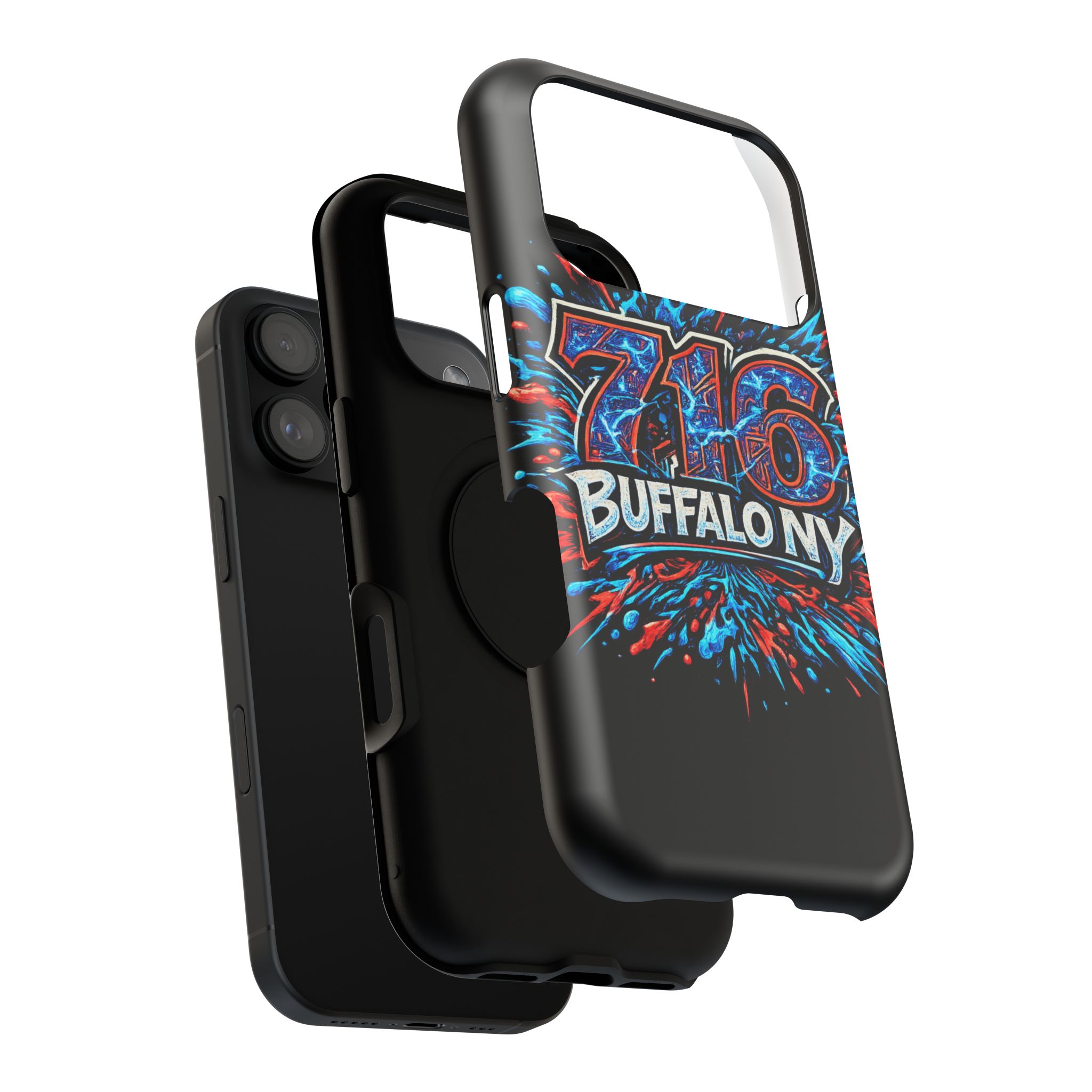 716 Buffalo NY Impact-Resistant Phone Case — Splash Graphic - Image 182