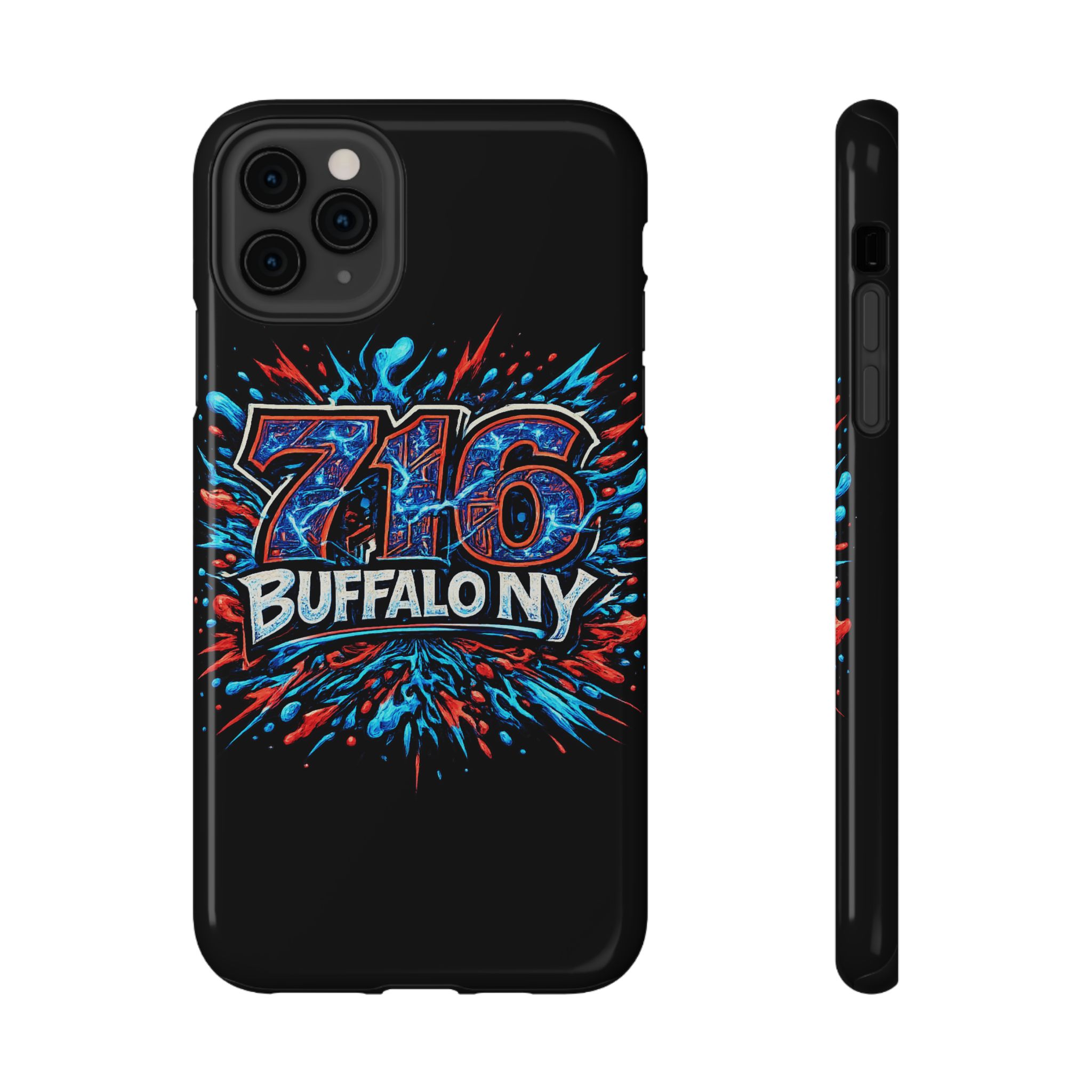 716 Buffalo NY Impact-Resistant Phone Case — Splash Graphic - Image 33