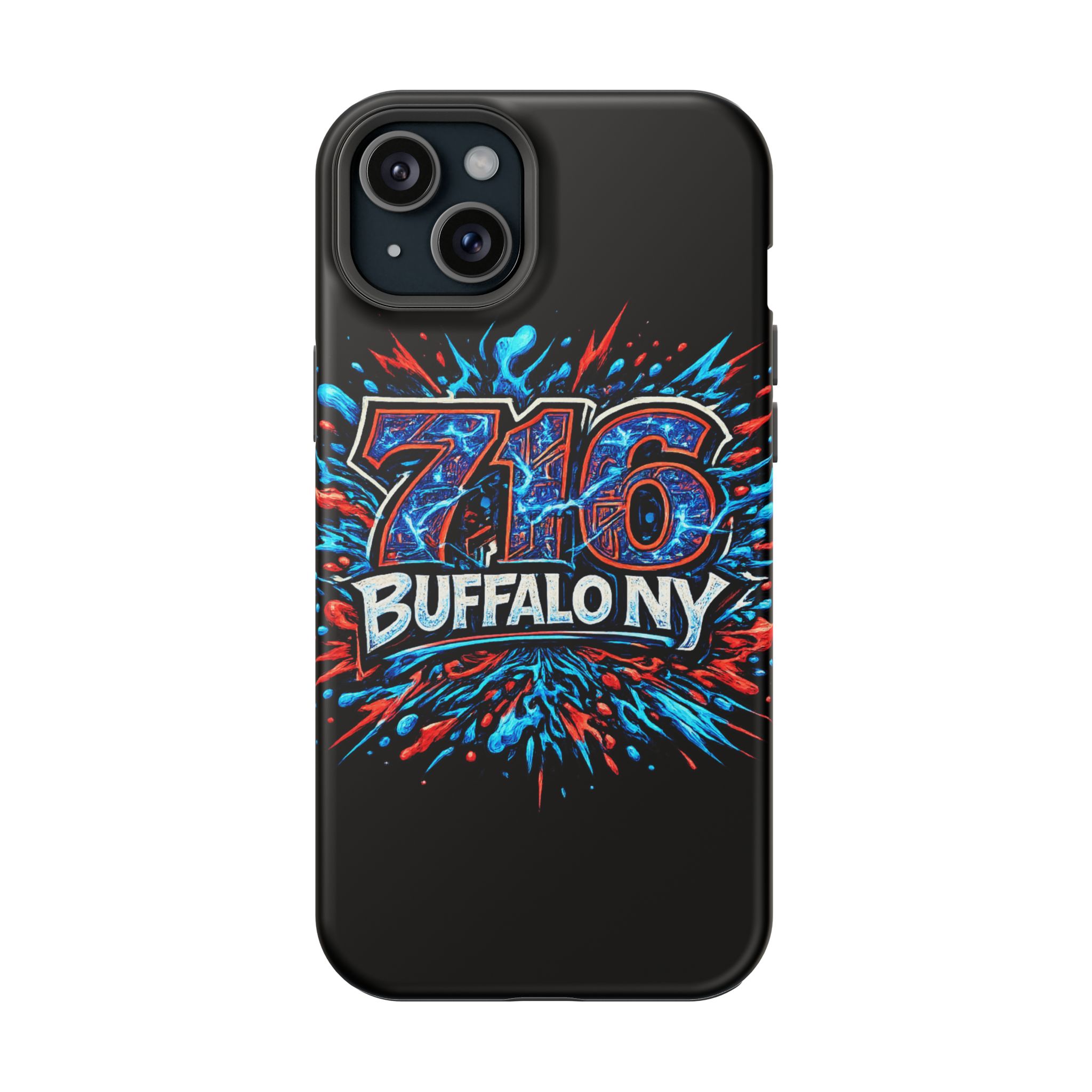 716 Buffalo NY Impact-Resistant Phone Case — Splash Graphic - Image 83