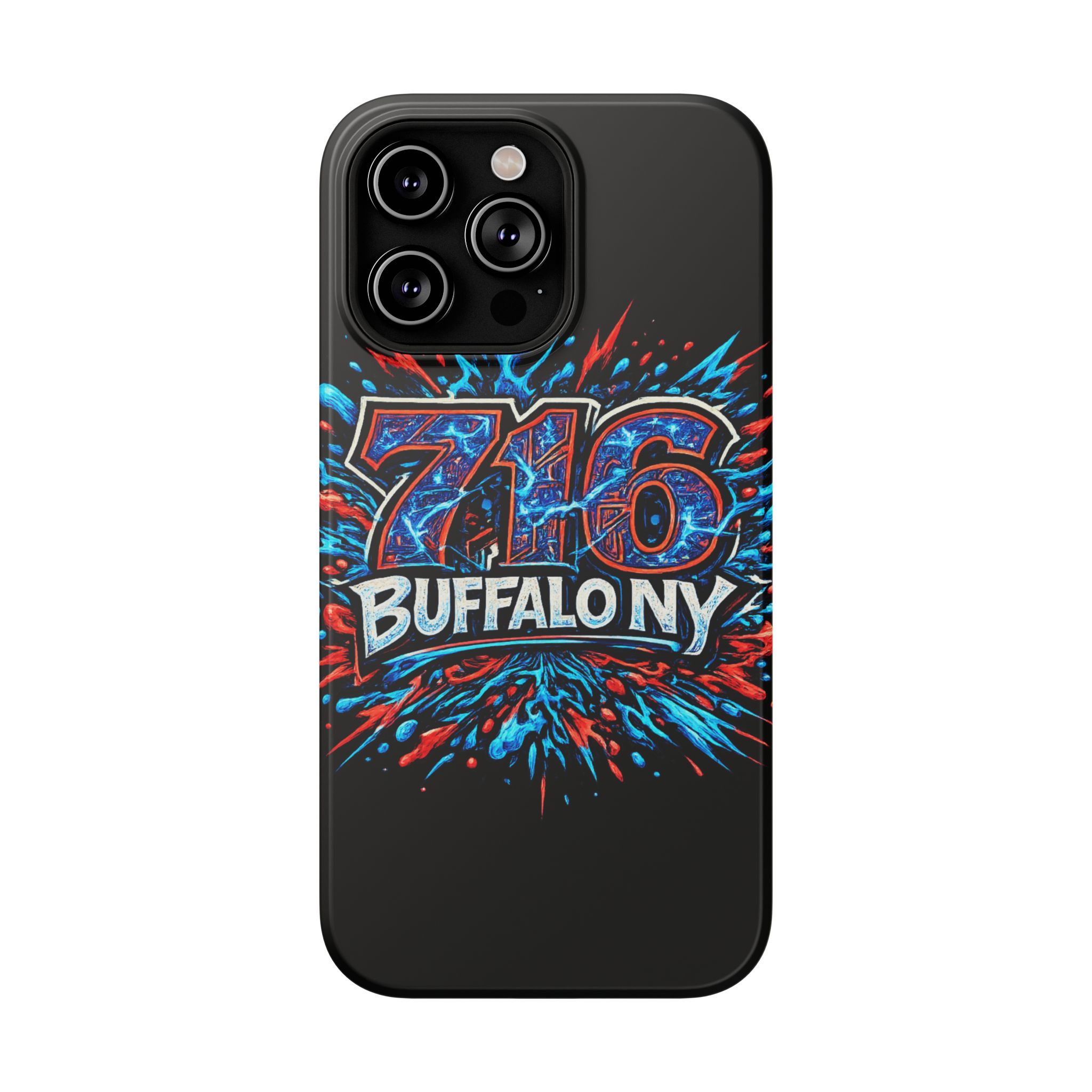 716 Buffalo NY Impact-Resistant Phone Case — Splash Graphic - Image 123