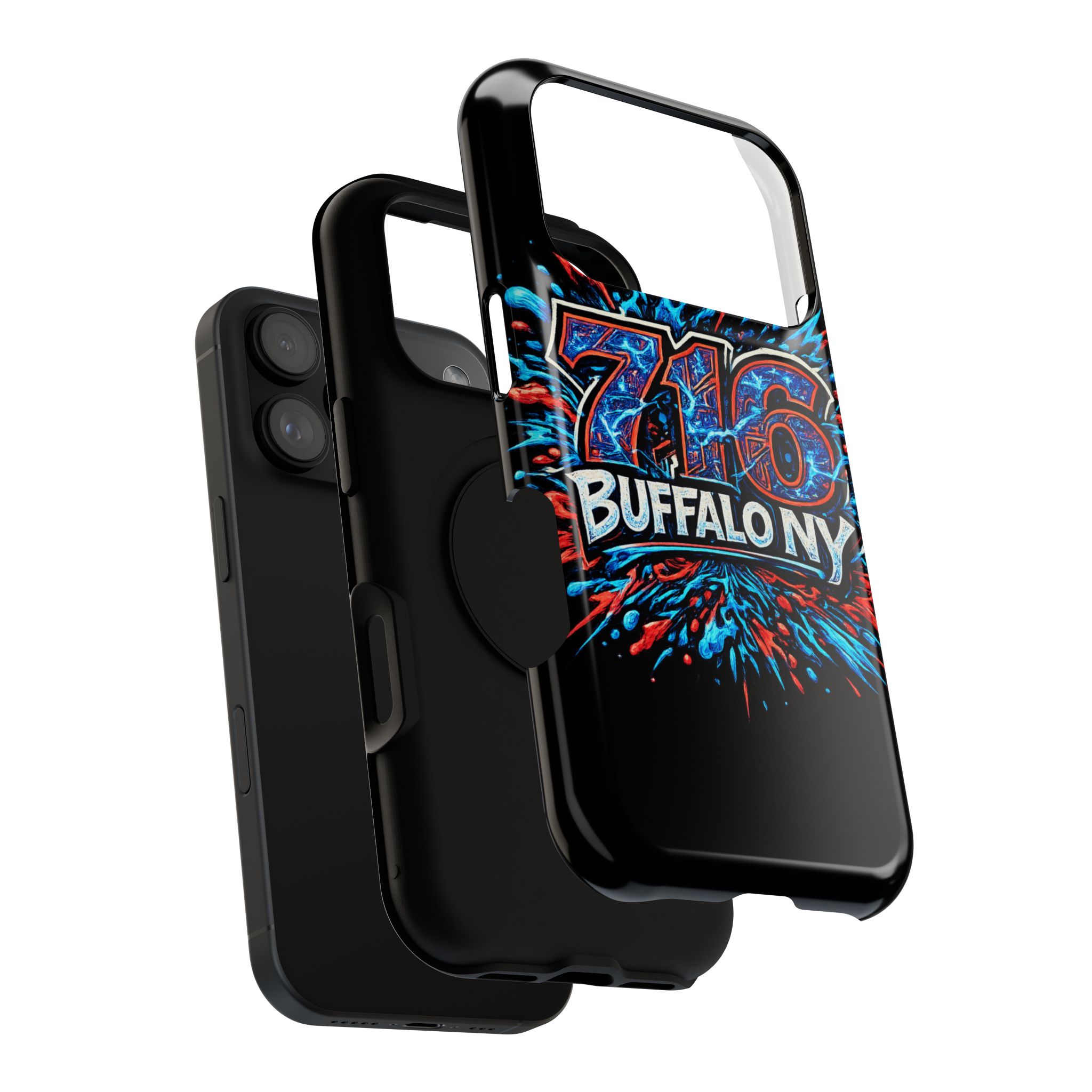 716 Buffalo NY Impact-Resistant Phone Case — Splash Graphic - Image 178