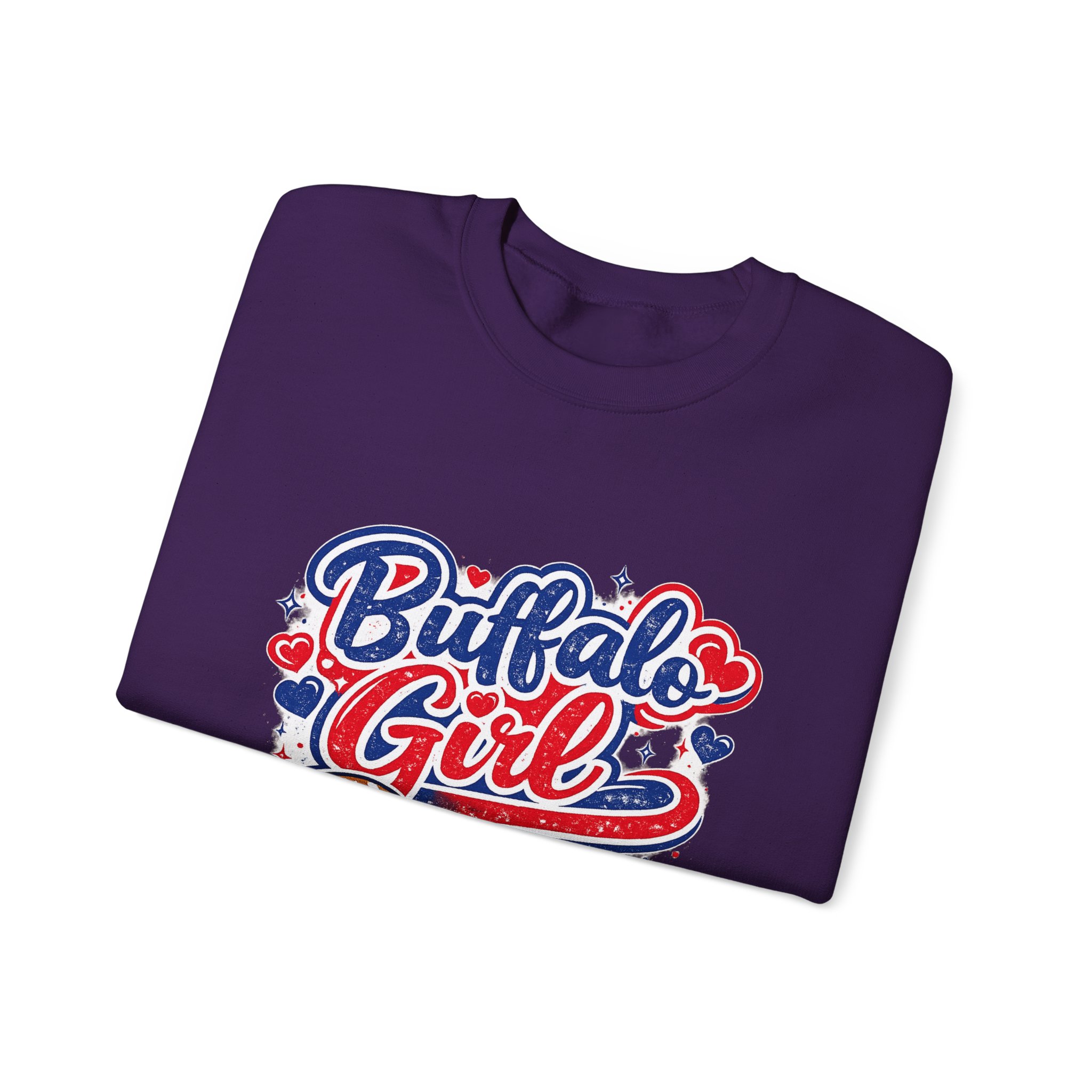 Buffalo Girl Football Crewneck Sweatshirt - Image 7