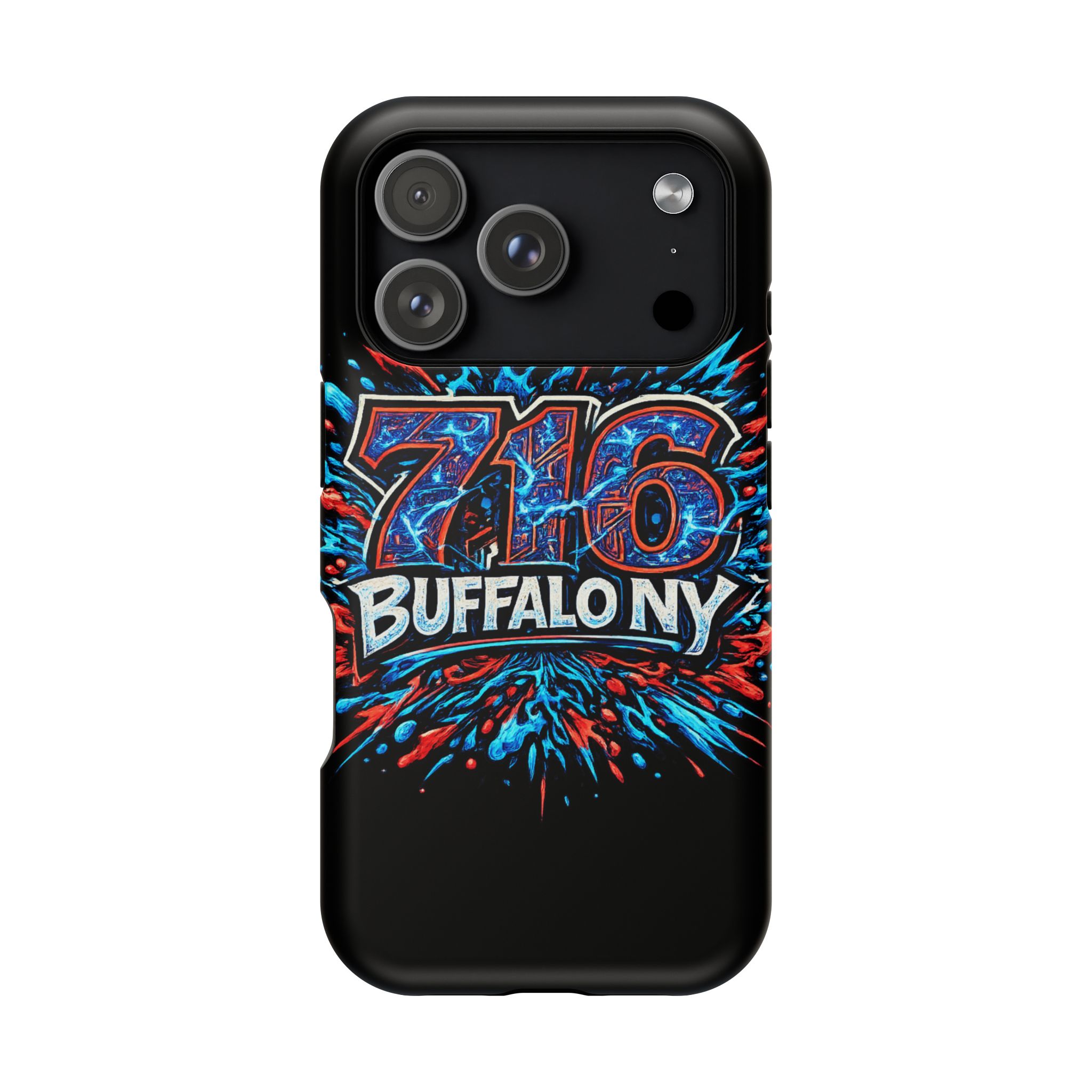 716 Buffalo NY Impact-Resistant Phone Case — Splash Graphic - Image 179