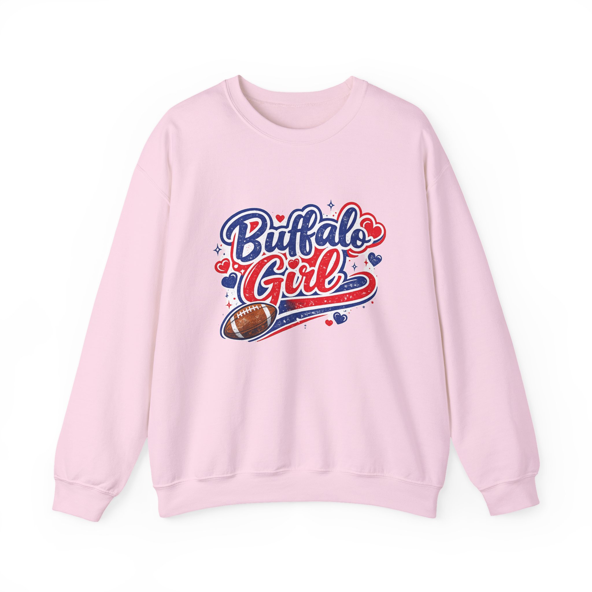 Buffalo Girl Football Crewneck Sweatshirt - Image 9
