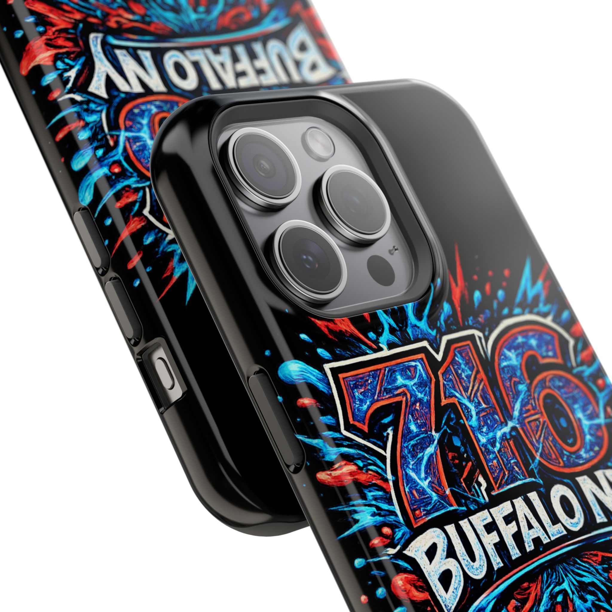 716 Buffalo NY Impact-Resistant Phone Case — Splash Graphic - Image 88
