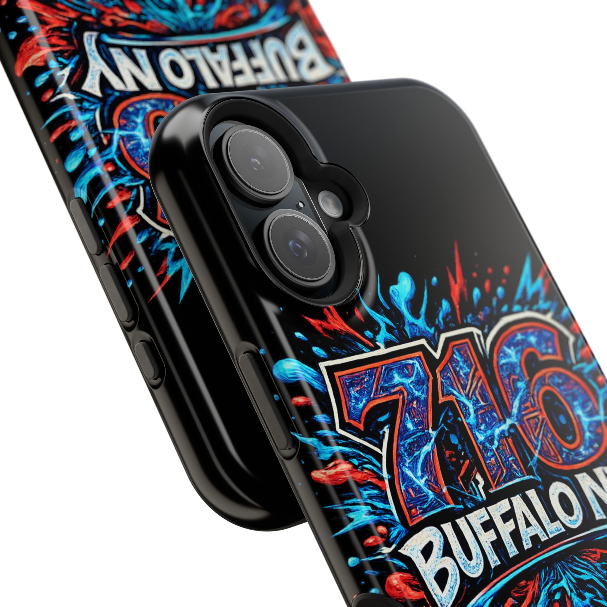 716 Buffalo NY Impact-Resistant Phone Case — Splash Graphic - Image 152