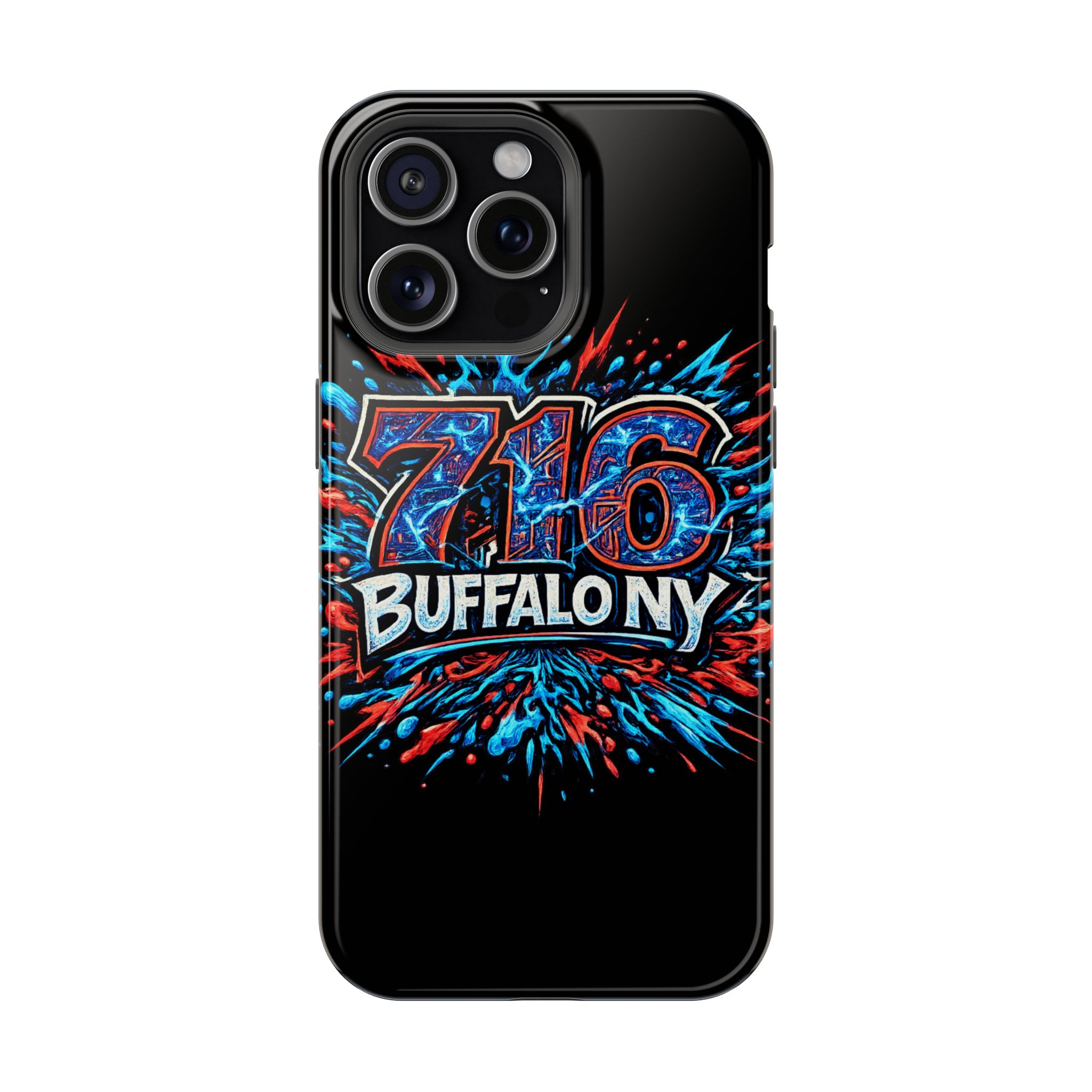 716 Buffalo NY Impact-Resistant Phone Case — Splash Graphic - Image 87