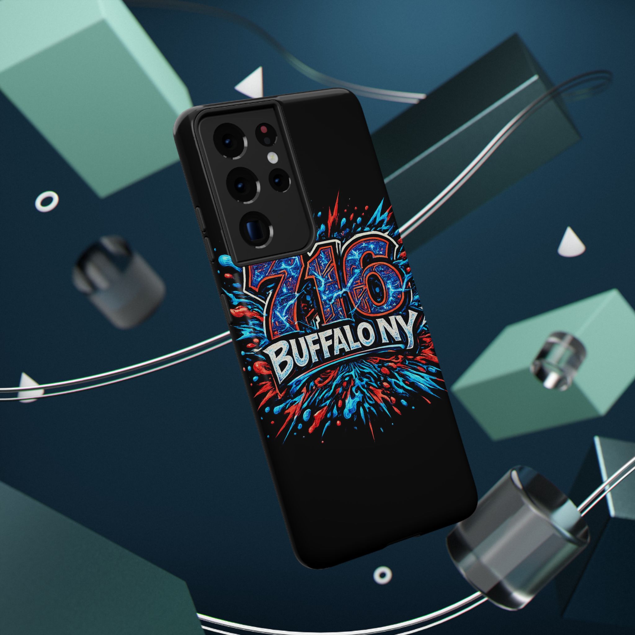 716 Buffalo NY Impact-Resistant Phone Case — Splash Graphic - Image 30