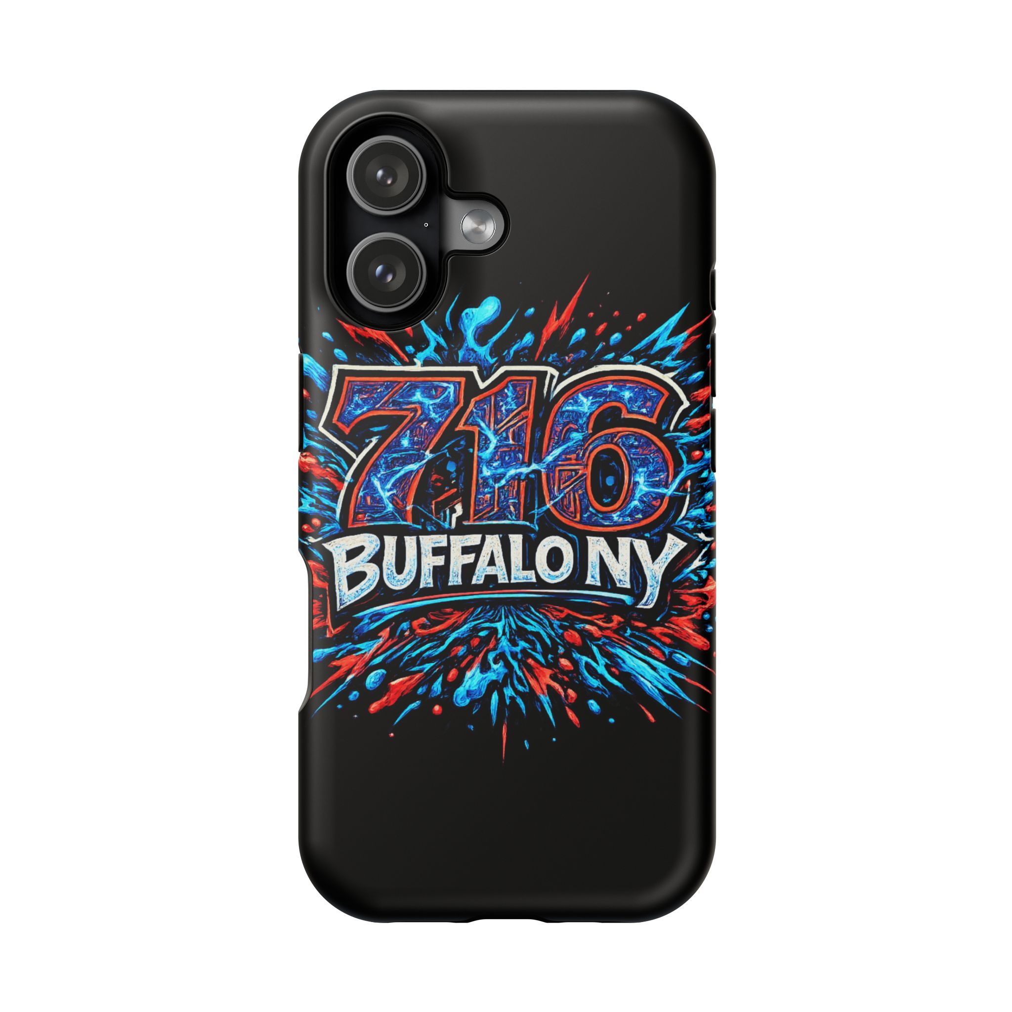 716 Buffalo NY Impact-Resistant Phone Case — Splash Graphic - Image 163