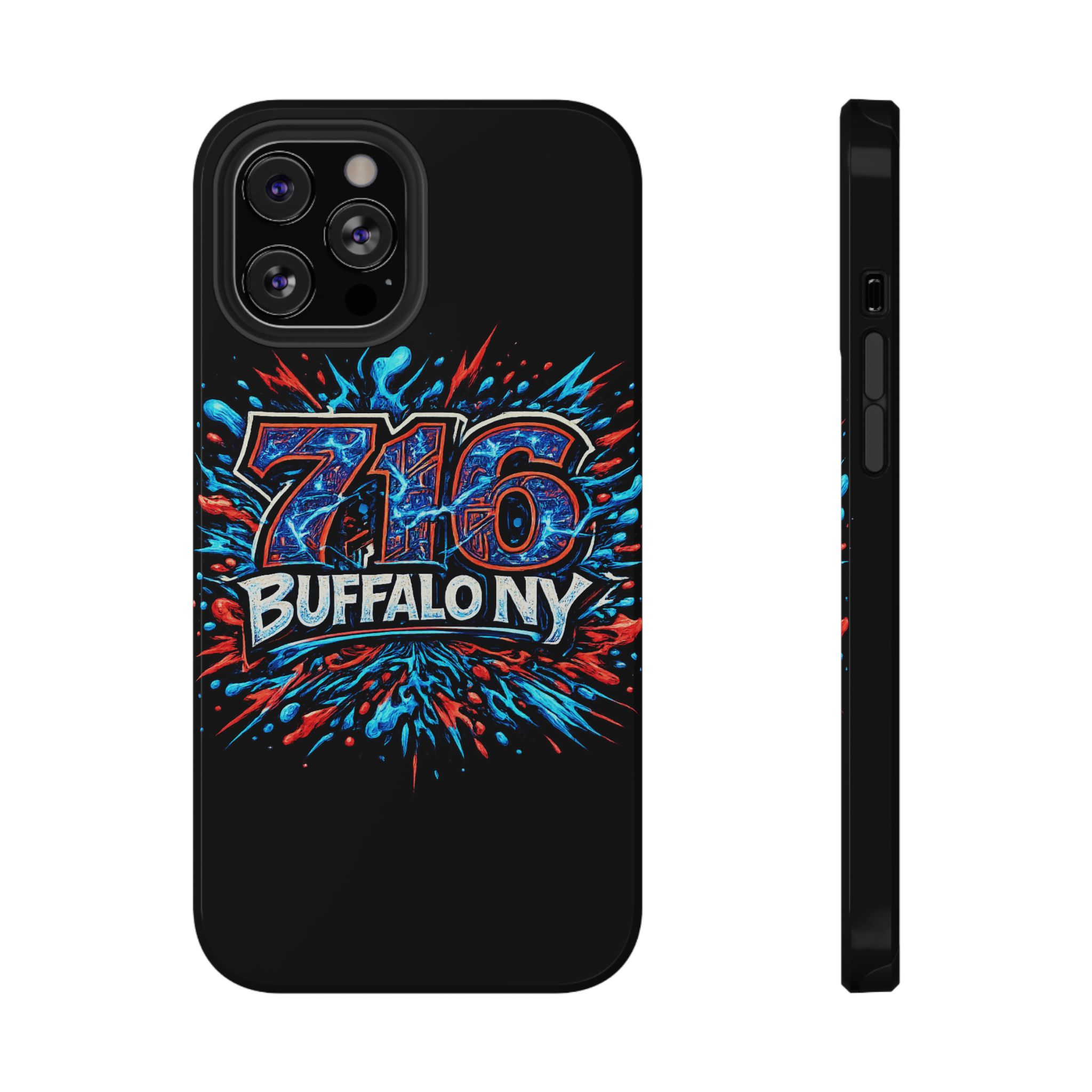 716 Buffalo NY Impact-Resistant Phone Case — Splash Graphic - Image 47