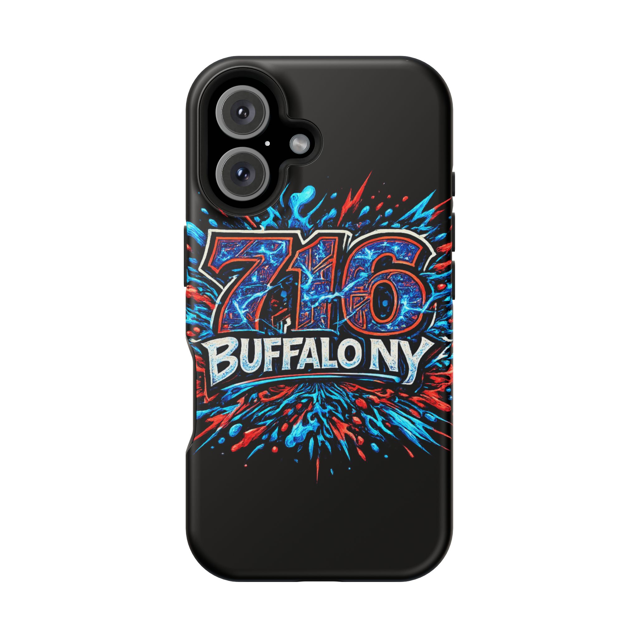 716 Buffalo NY Impact-Resistant Phone Case — Splash Graphic - Image 147