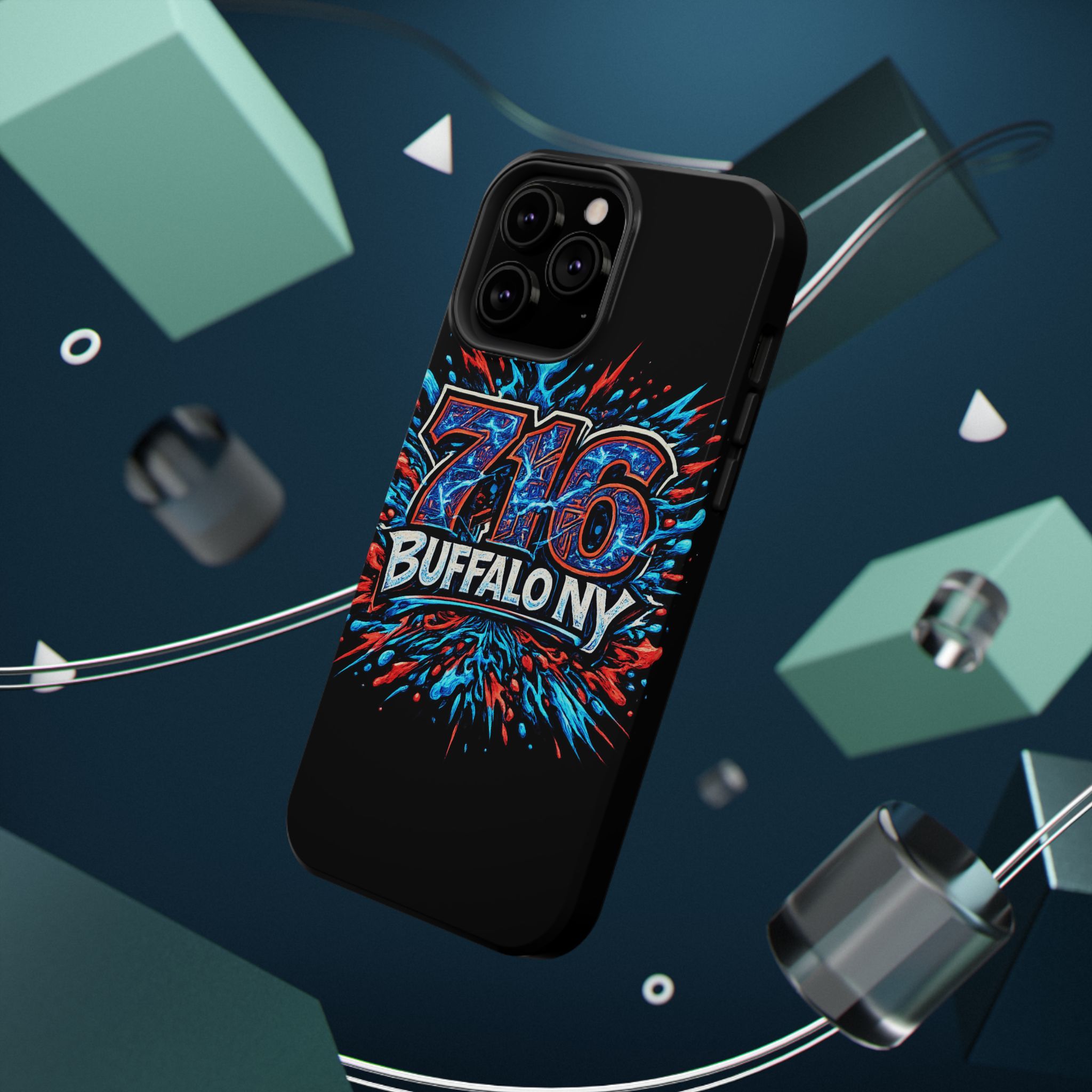 716 Buffalo NY Impact-Resistant Phone Case — Splash Graphic - Image 20