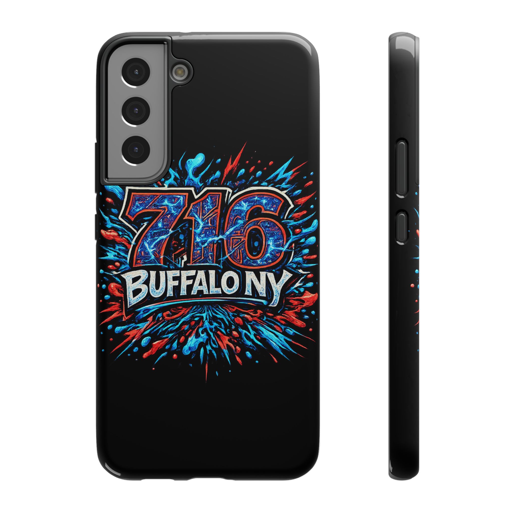 716 Buffalo NY Impact-Resistant Phone Case — Splash Graphic - Image 55