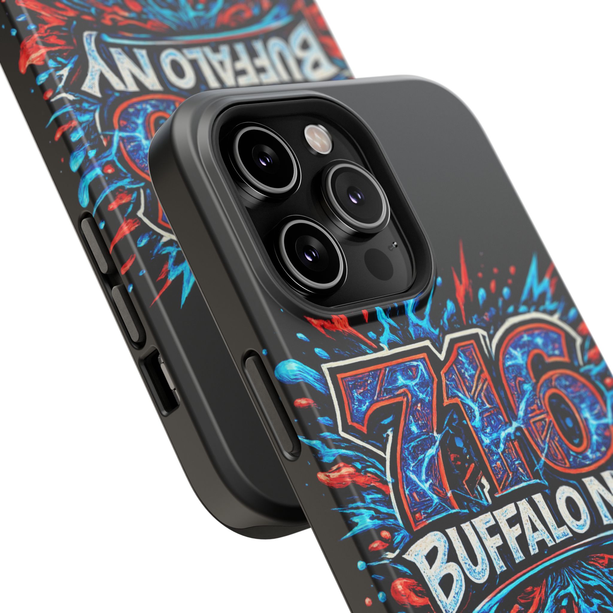 716 Buffalo NY Impact-Resistant Phone Case — Splash Graphic - Image 124