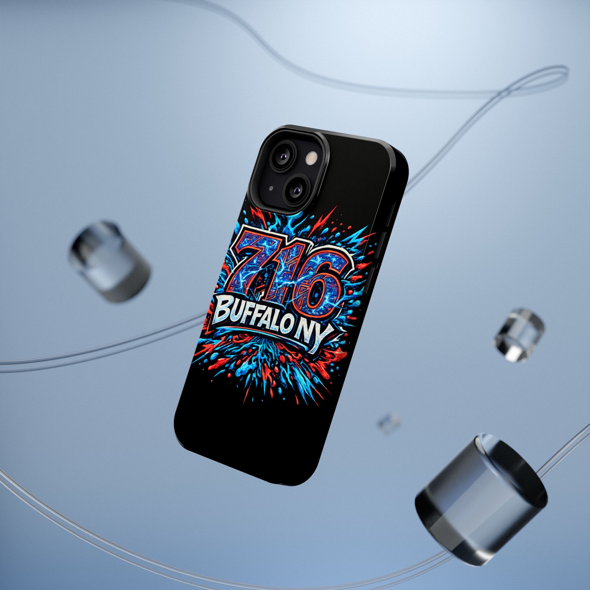 716 Buffalo NY Impact-Resistant Phone Case — Splash Graphic - Image 9
