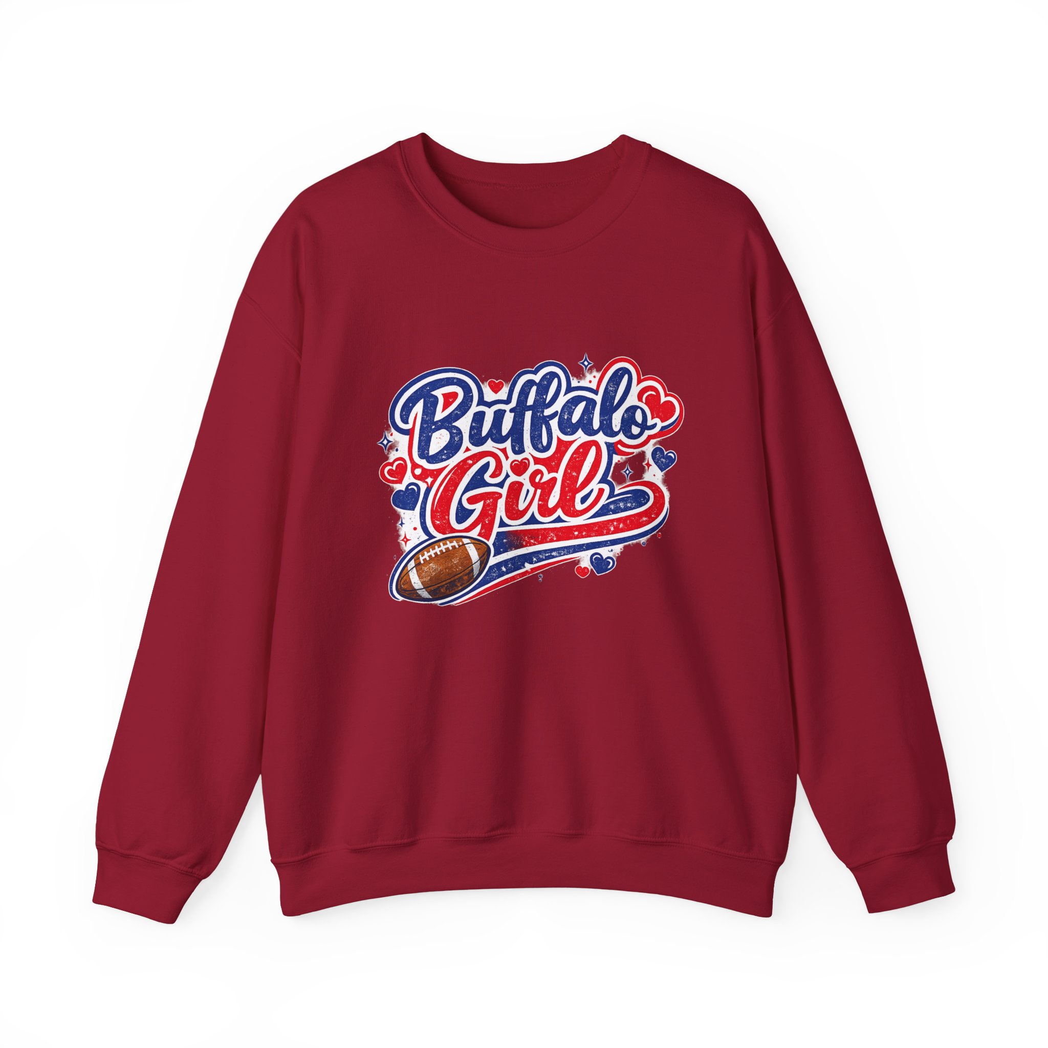 Buffalo Girl Football Crewneck Sweatshirt - Image 21