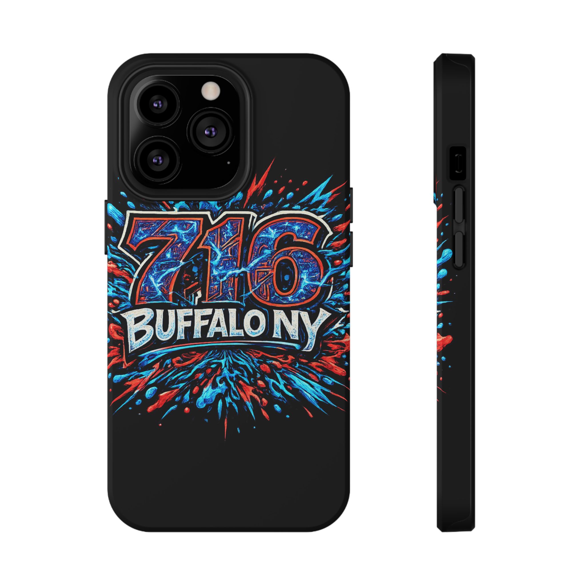 716 Buffalo NY Impact-Resistant Phone Case — Splash Graphic - Image 16