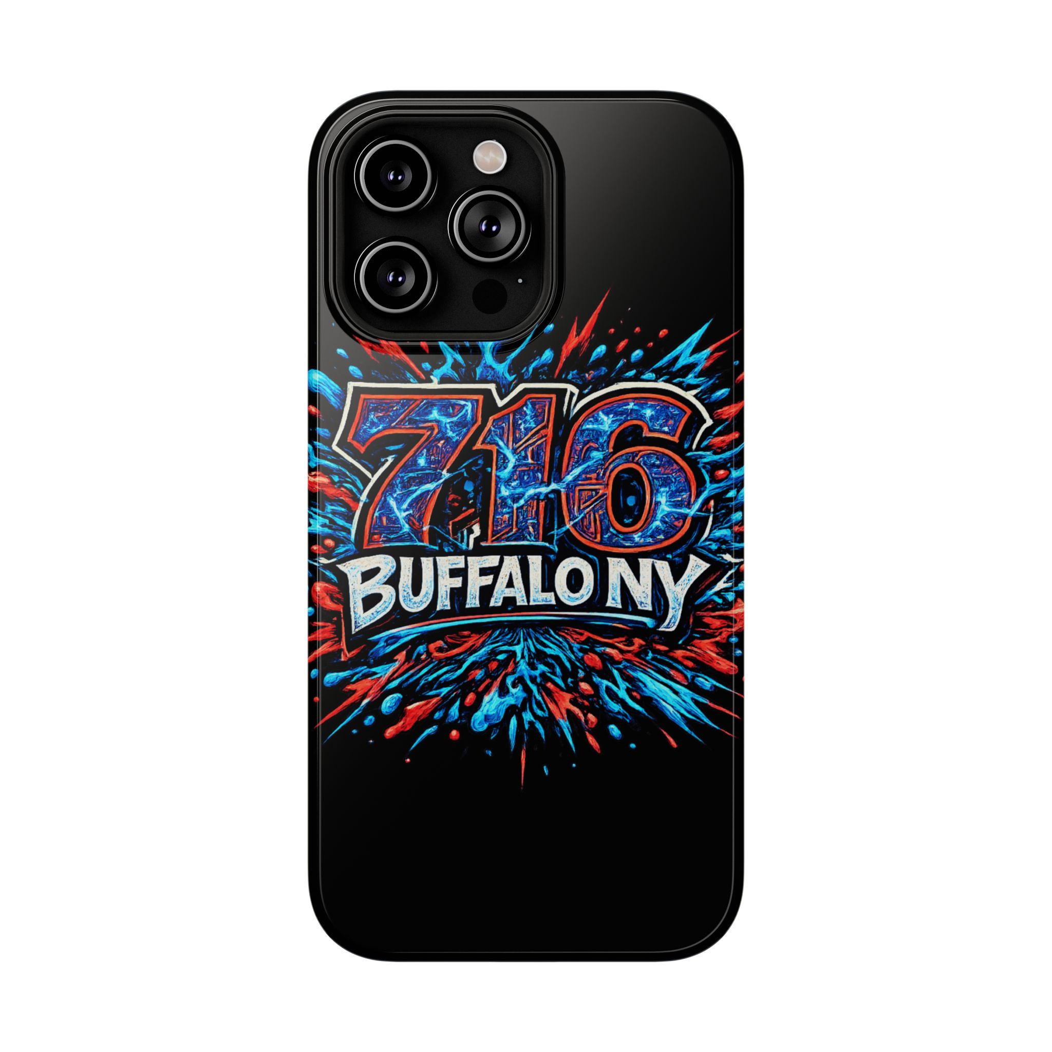 716 Buffalo NY Impact-Resistant Phone Case — Splash Graphic - Image 119