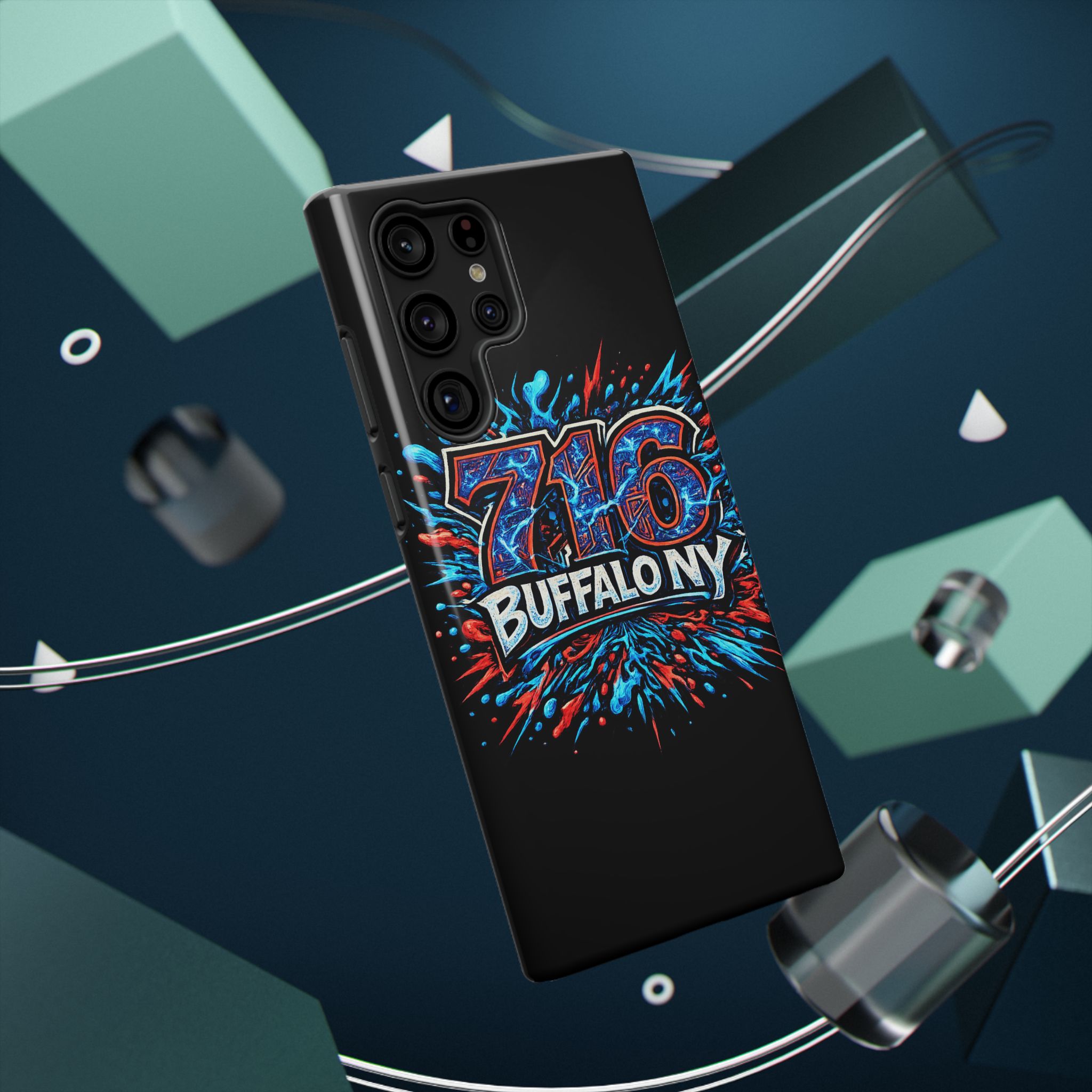 716 Buffalo NY Impact-Resistant Phone Case — Splash Graphic - Image 60