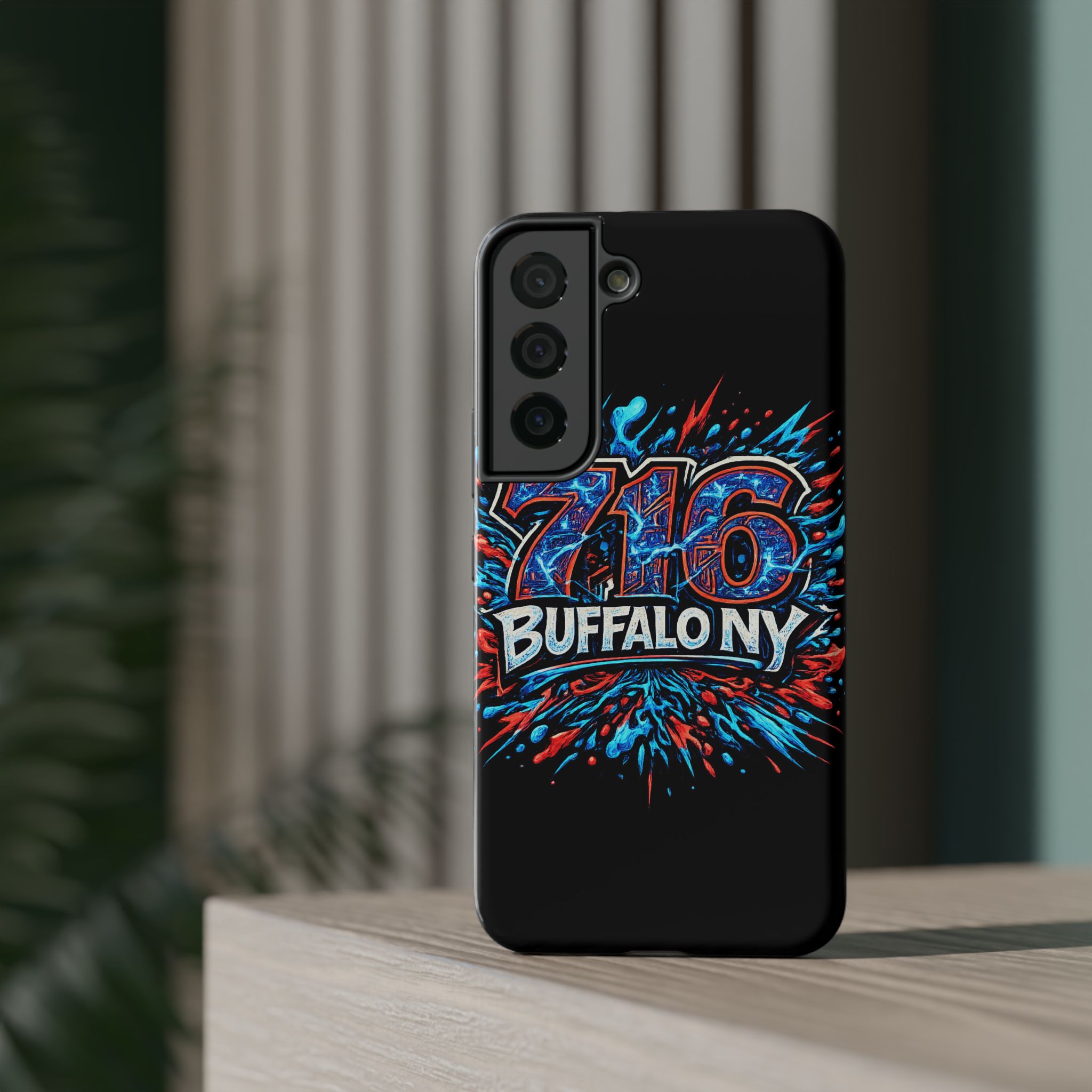 716 Buffalo NY Impact-Resistant Phone Case — Splash Graphic - Image 53