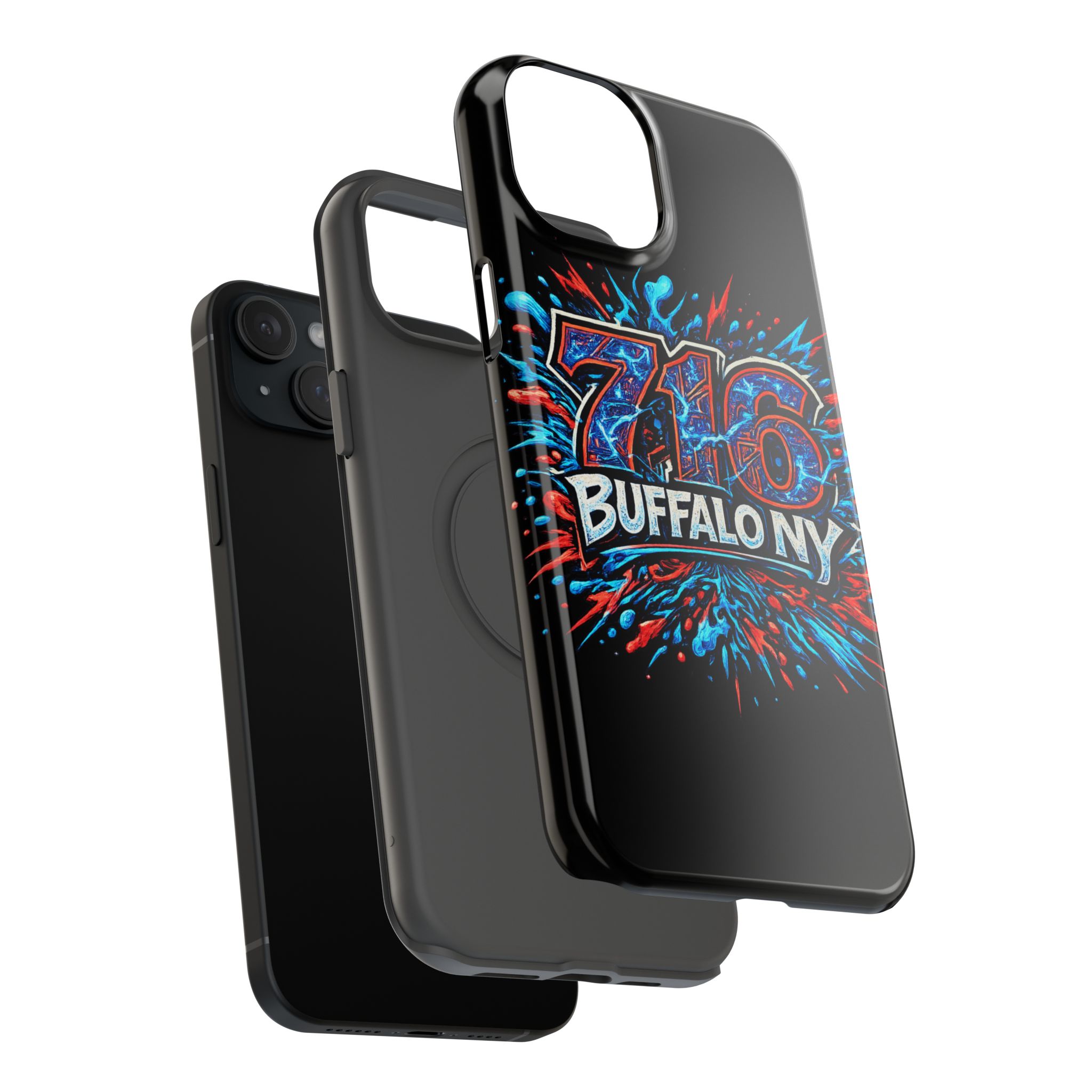 716 Buffalo NY Impact-Resistant Phone Case — Splash Graphic - Image 82