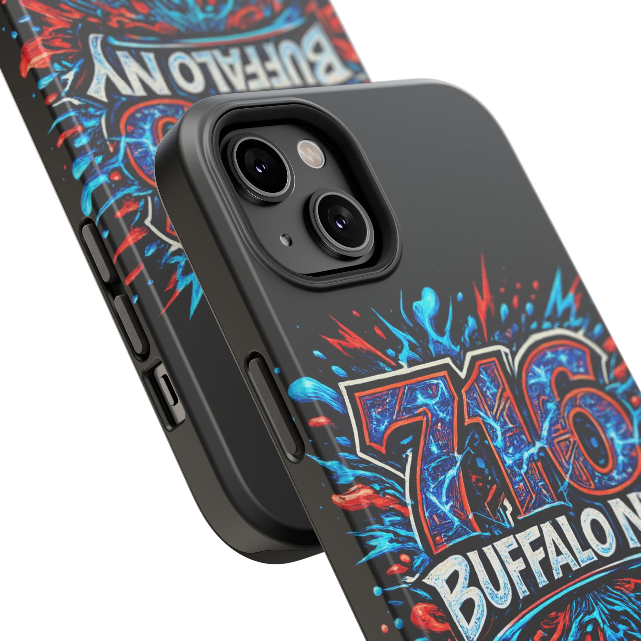 716 Buffalo NY Impact-Resistant Phone Case — Splash Graphic - Image 116