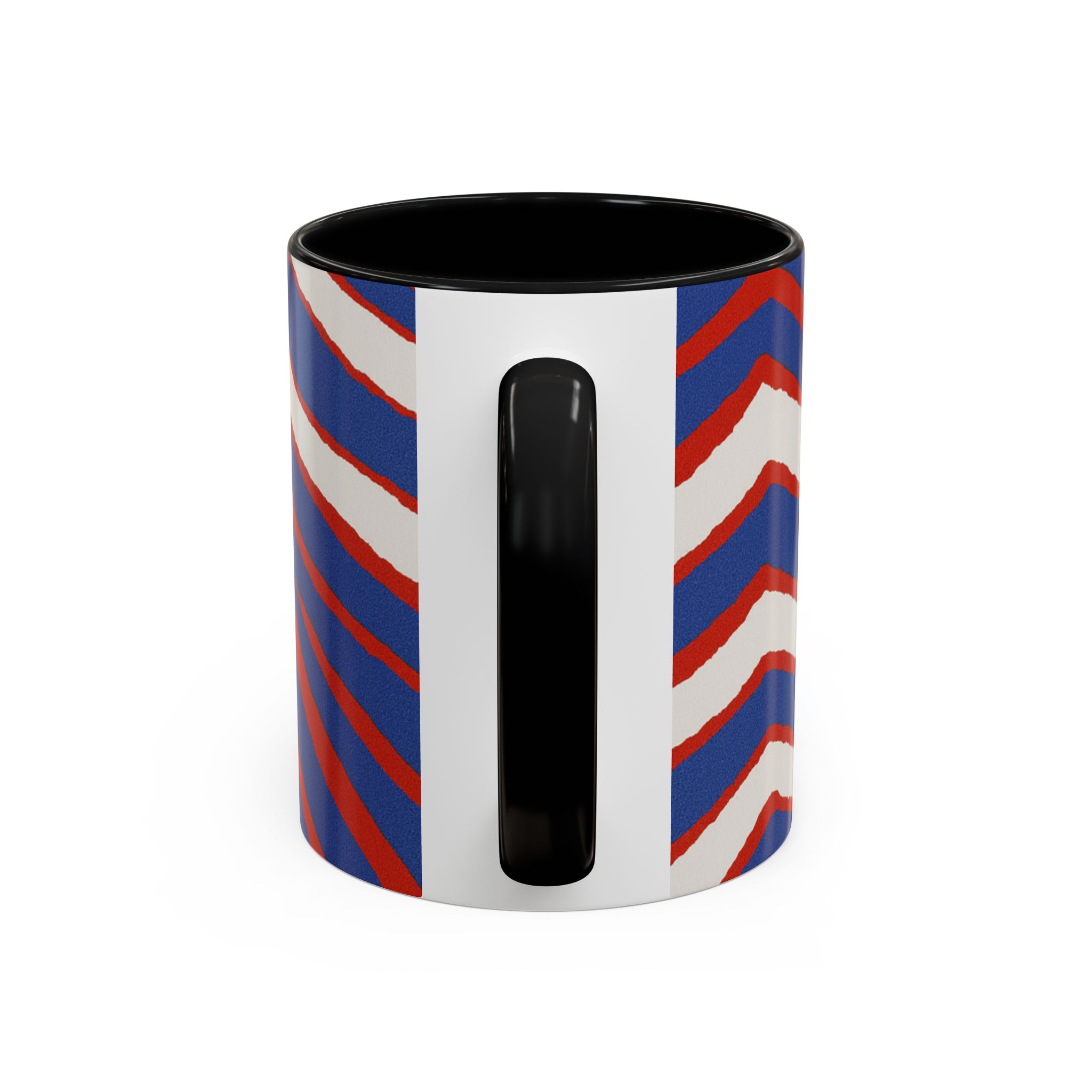 Bold Stripe Accent Coffee Mug | Unique Gift for Coffee Lovers, Fun Home Decor, Tea Mug, Modern Kitchen, Office Drinkware - Image 4