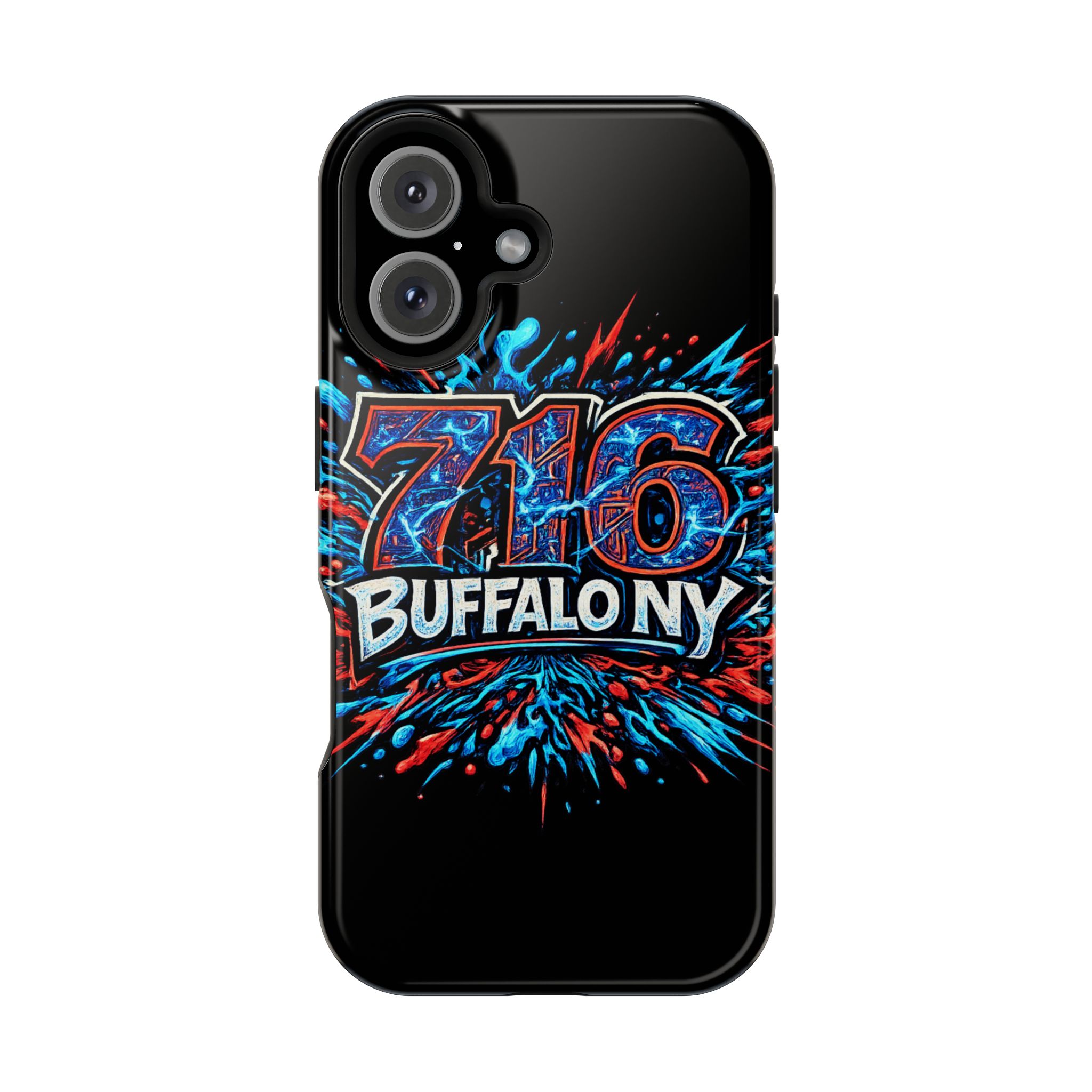 716 Buffalo NY Impact-Resistant Phone Case — Splash Graphic - Image 143