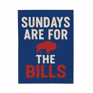 Buffalo Bills Plush Blanket - Cozy Sports Gift for Game Day, Birthday, Tailgating, Home Decor, Fan Blanket