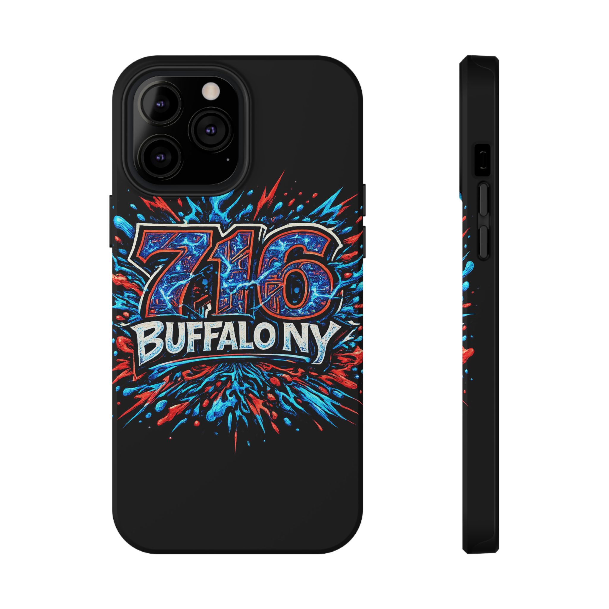 716 Buffalo NY Impact-Resistant Phone Case — Splash Graphic - Image 22