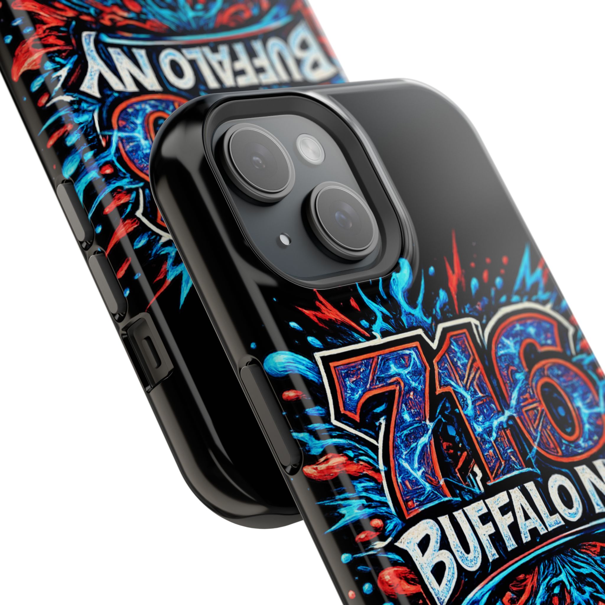 716 Buffalo NY Impact-Resistant Phone Case — Splash Graphic - Image 64