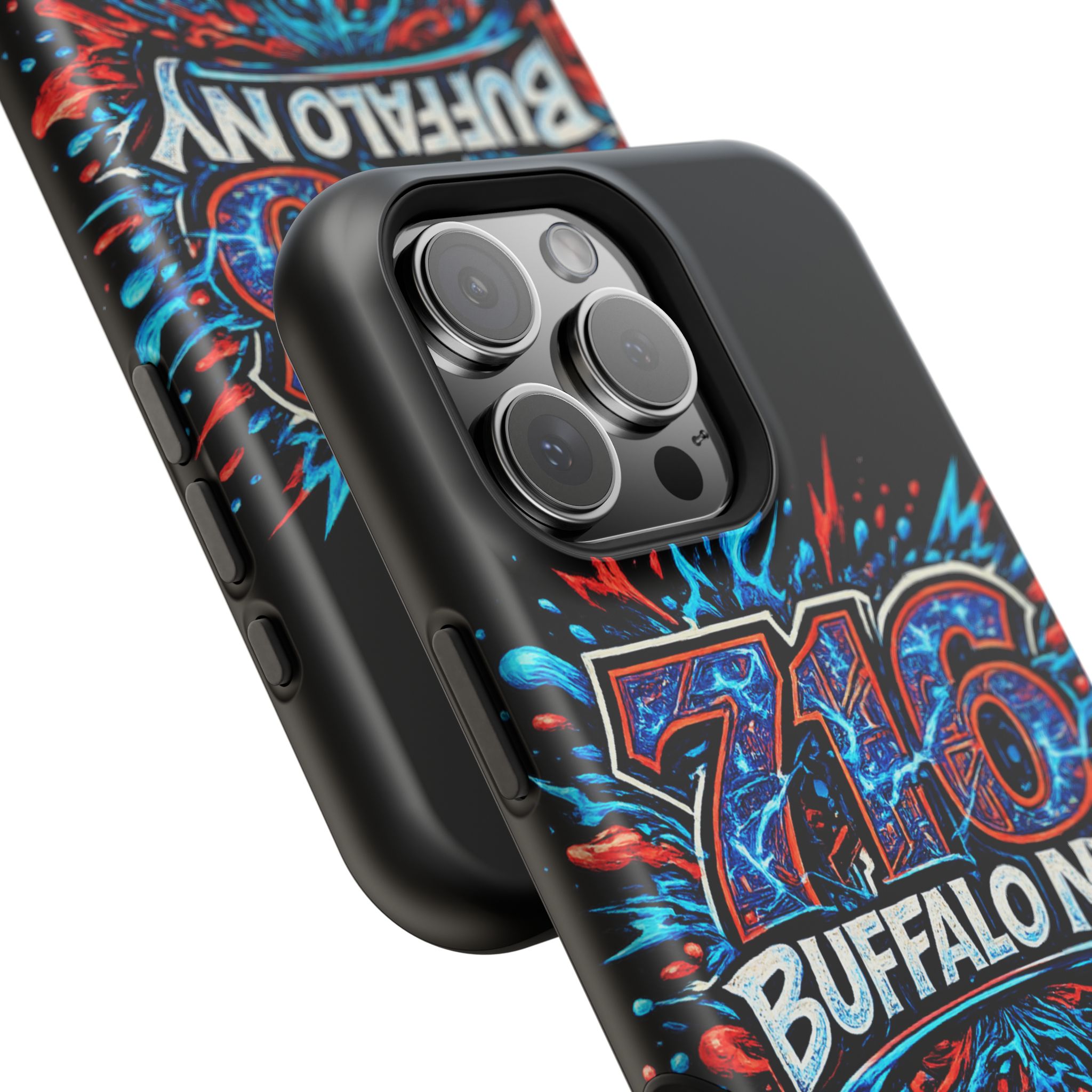 716 Buffalo NY Impact-Resistant Phone Case — Splash Graphic - Image 140
