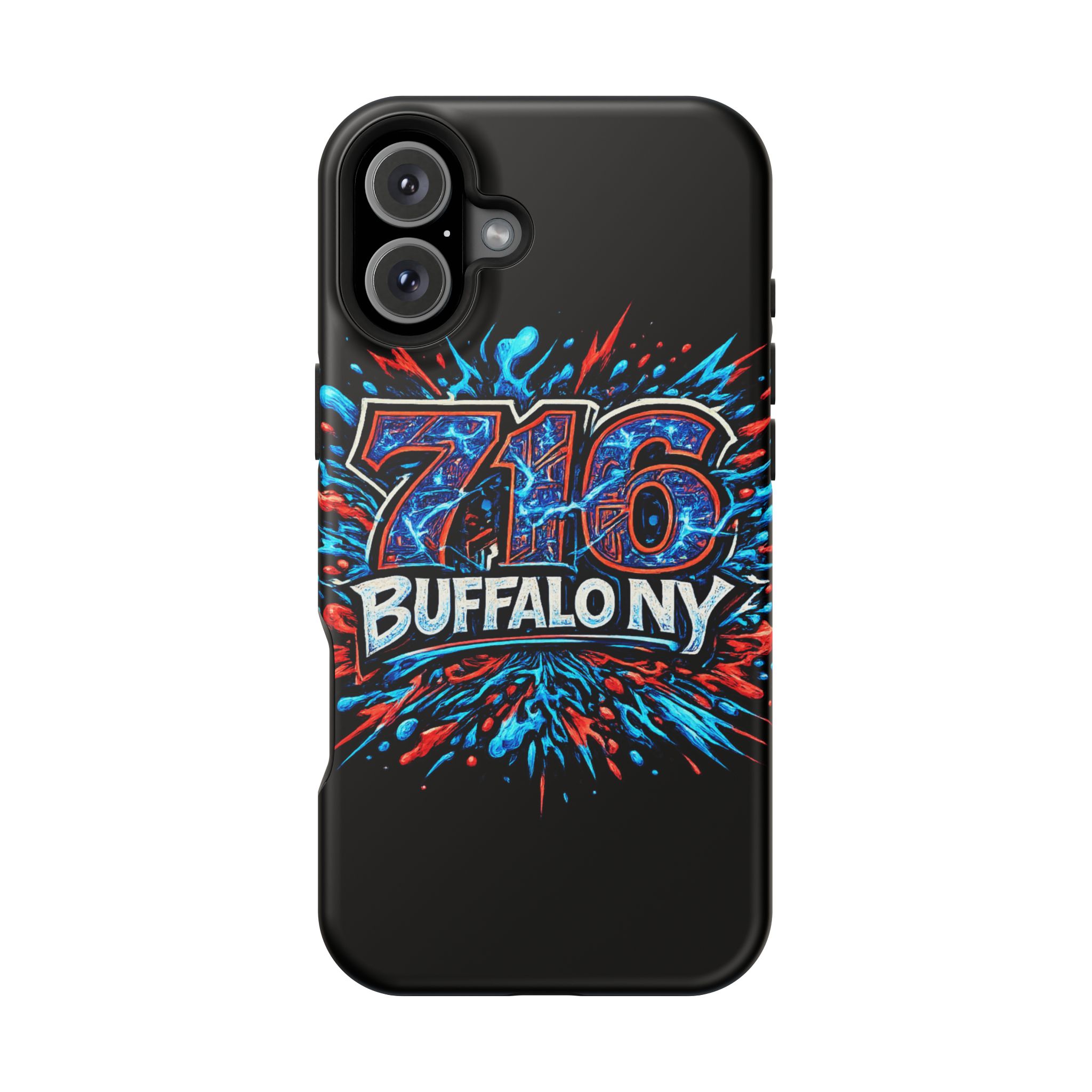 716 Buffalo NY Impact-Resistant Phone Case — Splash Graphic - Image 155