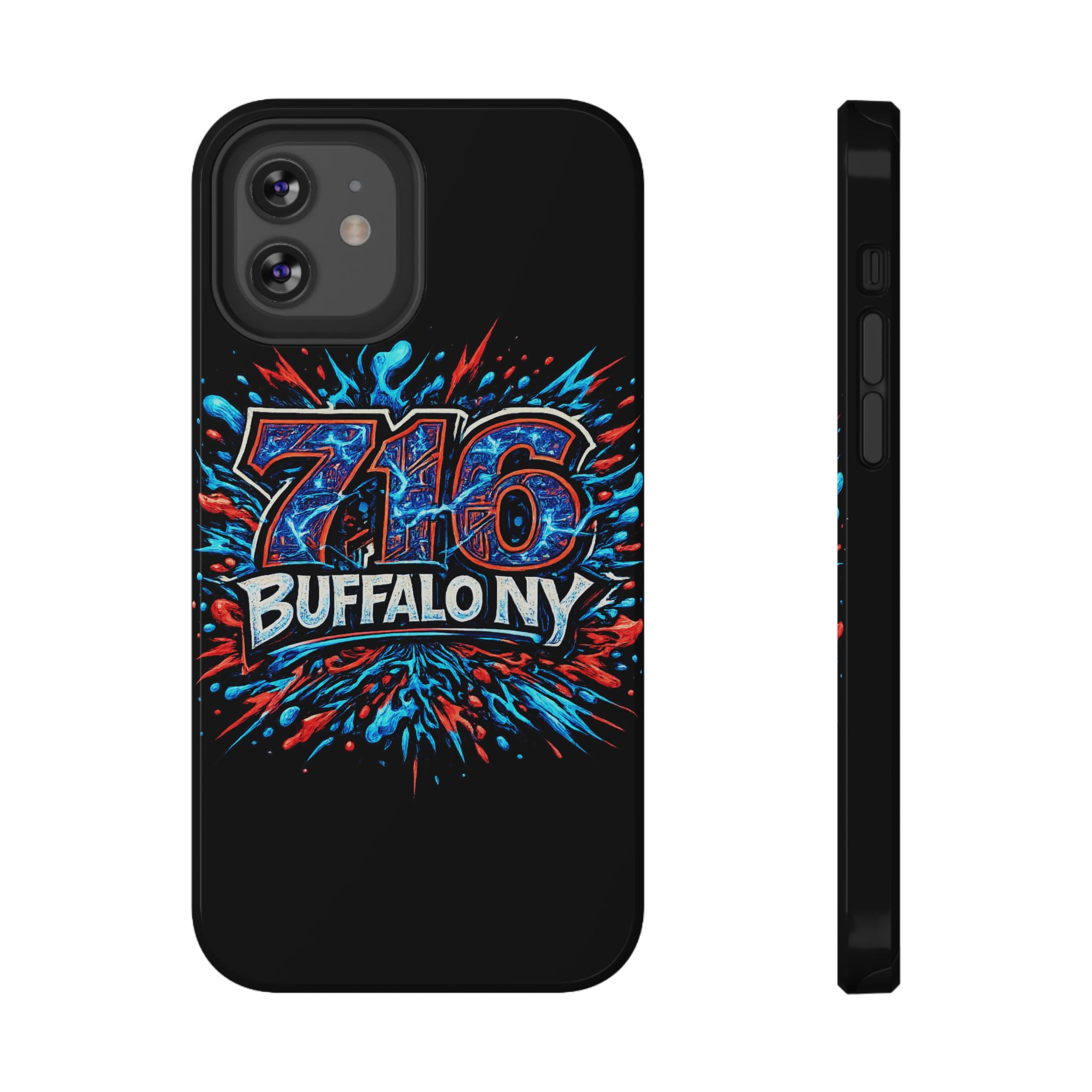 716 Buffalo NY Impact-Resistant Phone Case — Splash Graphic - Image 35